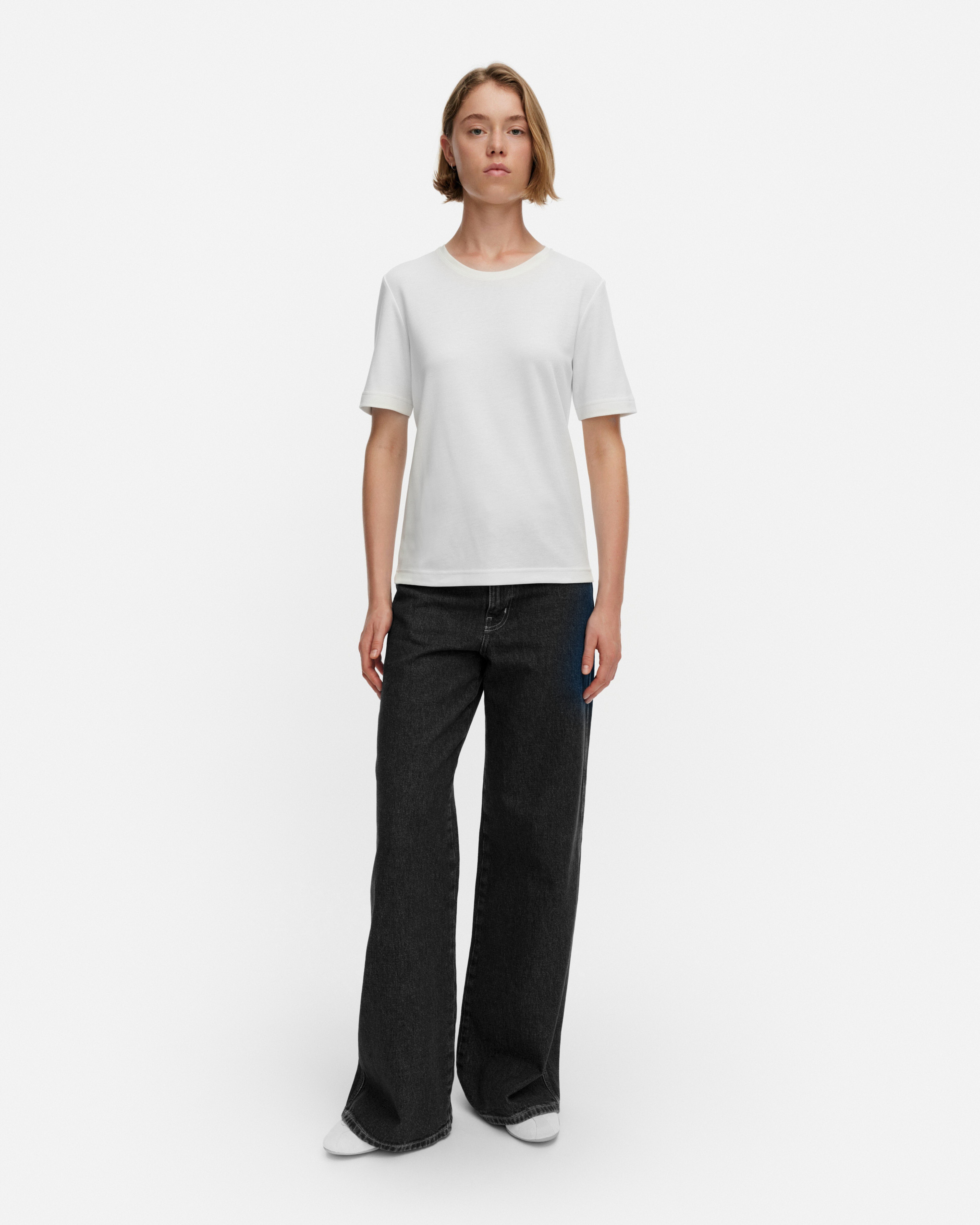Keveys, T-shirt, white,