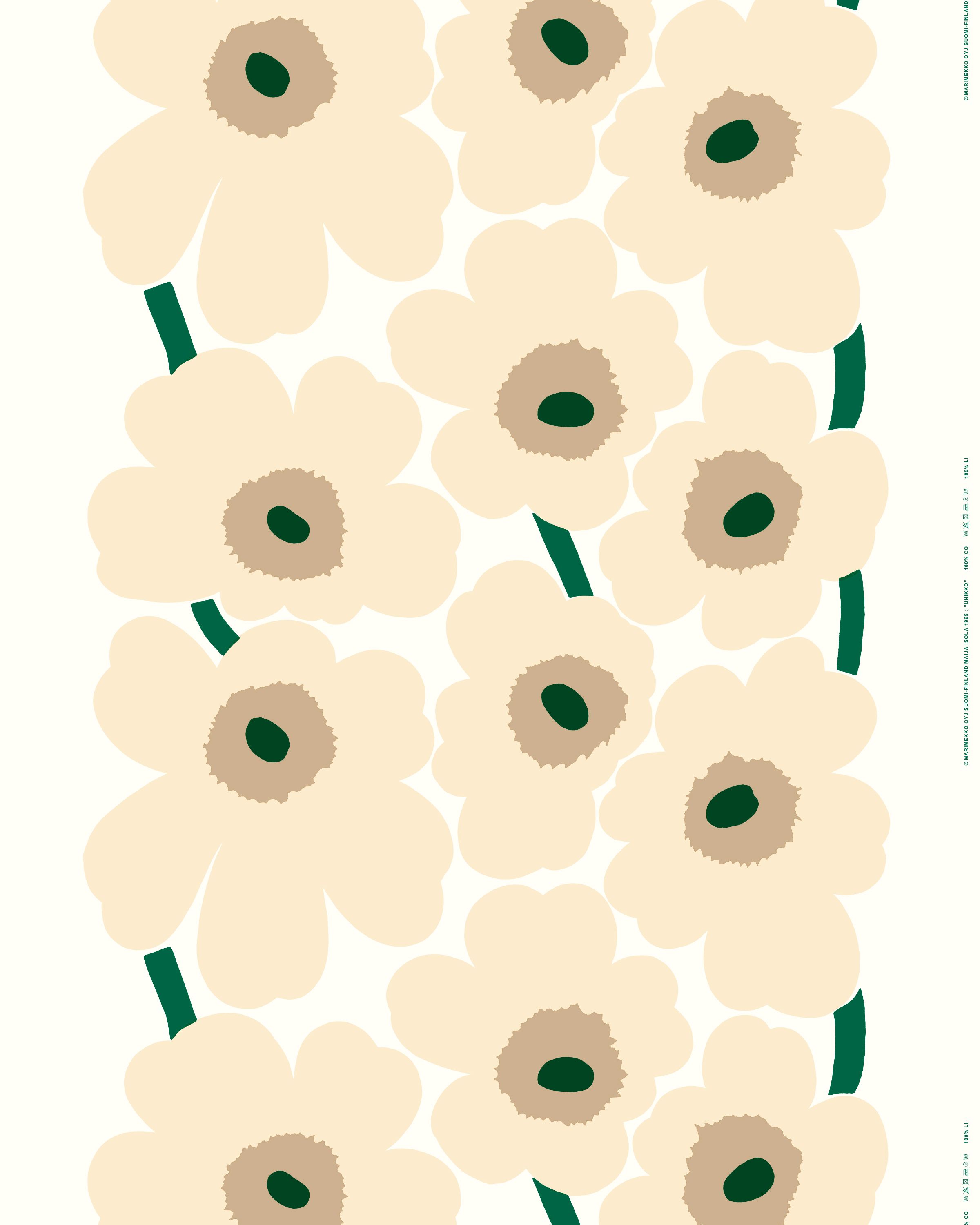 Unikko Linen fabric | Marimekko