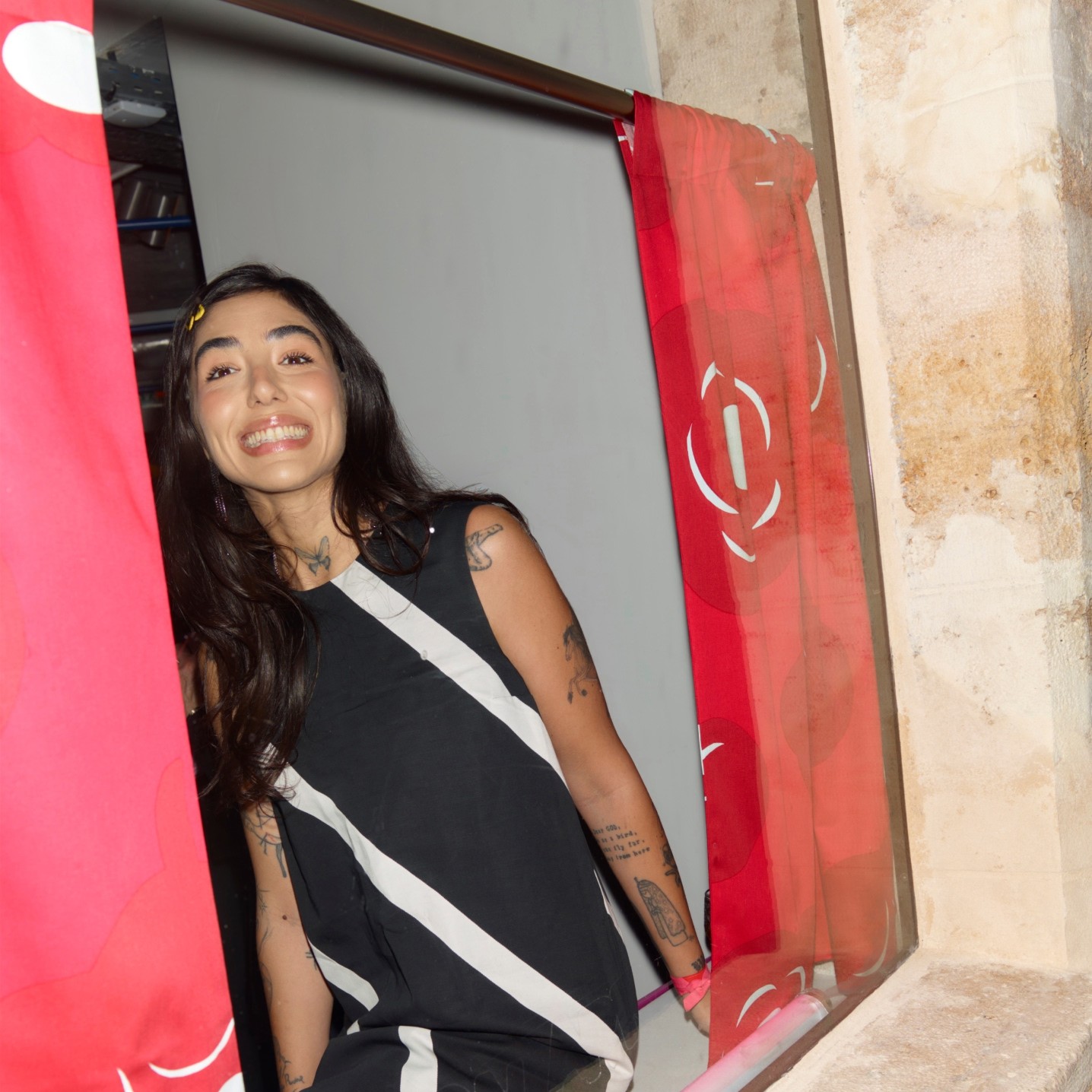 @ziaperna at the Marimekko Paris store opening.