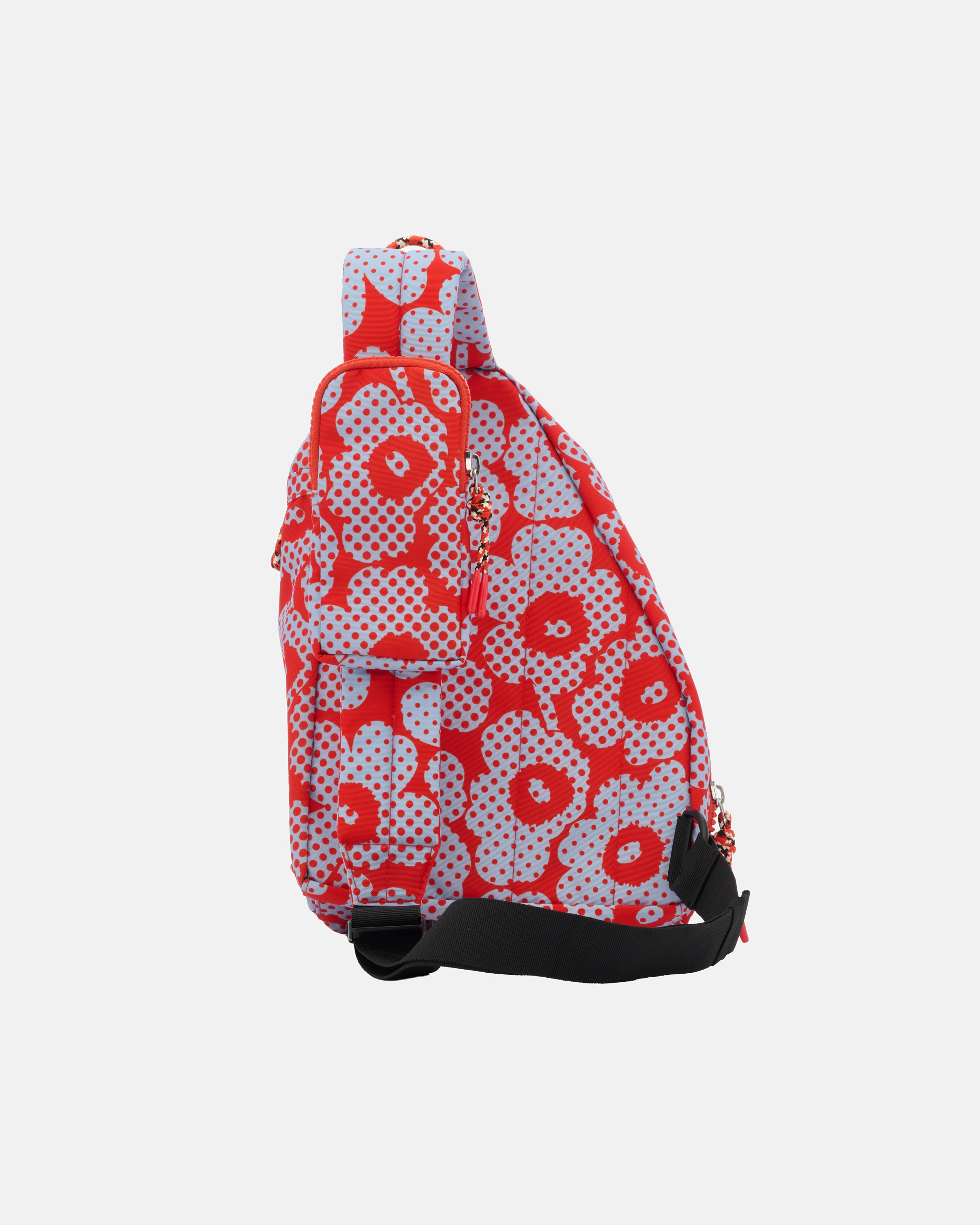 Pirteä Unikko, Kioski Backbag, red, light blue,