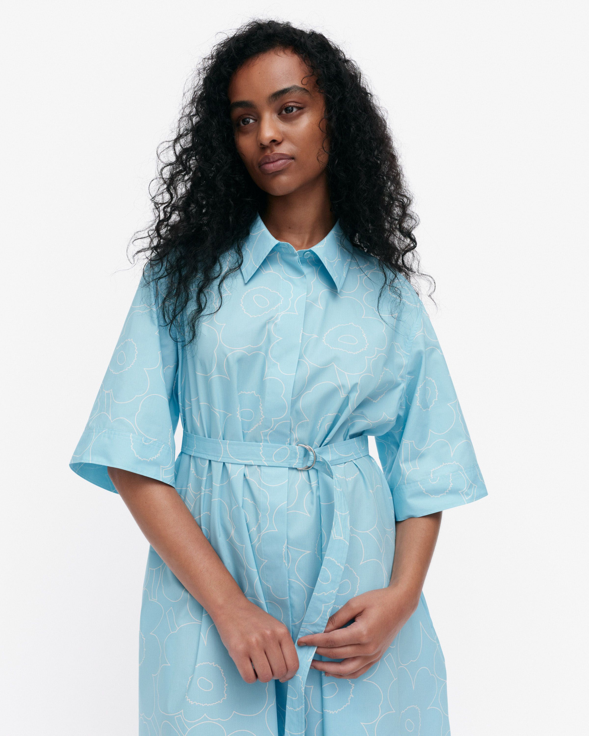 Popliini Piirto Unikko Dress | Marimekko