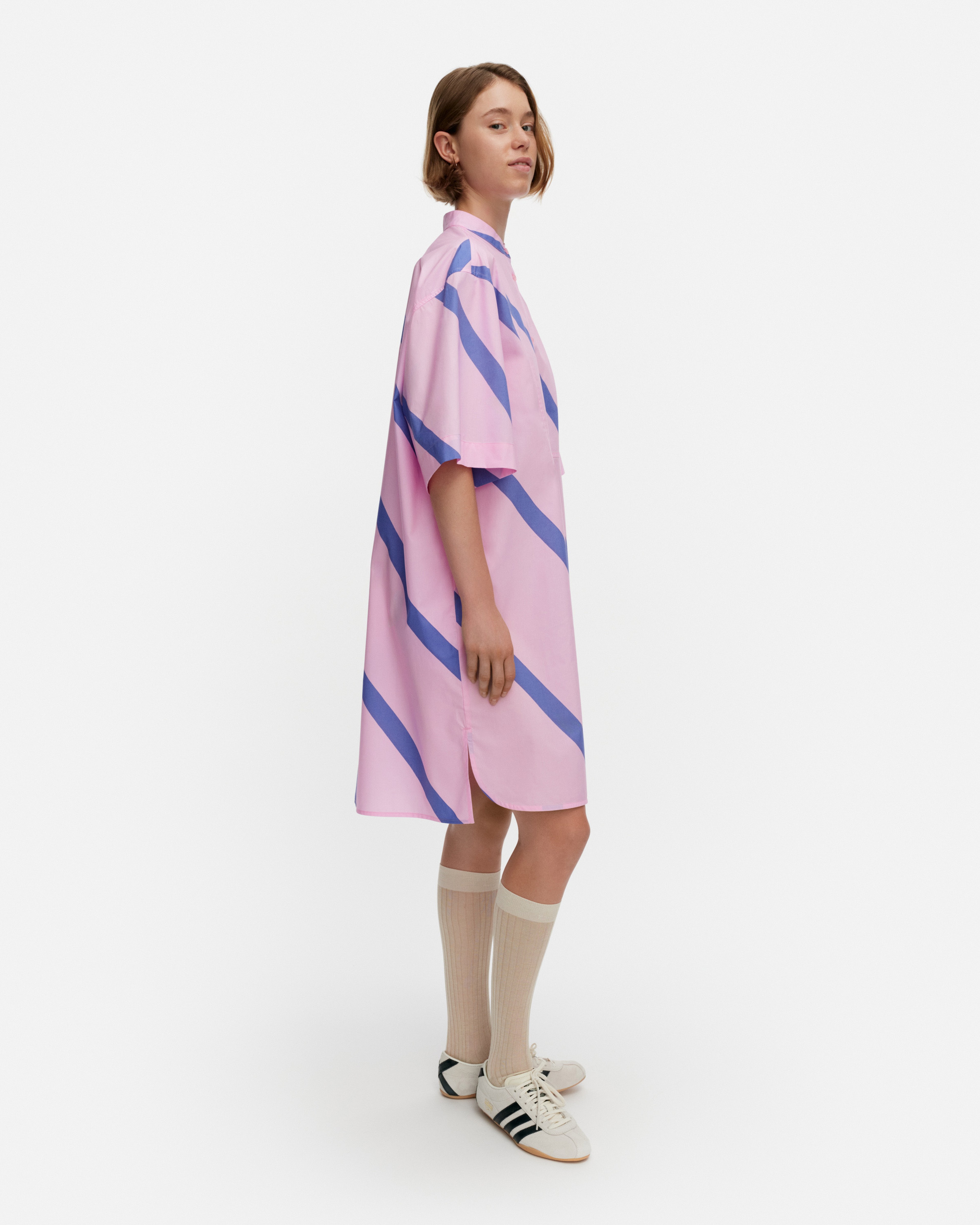 Pihalla Basso, Dress, blue, pink,