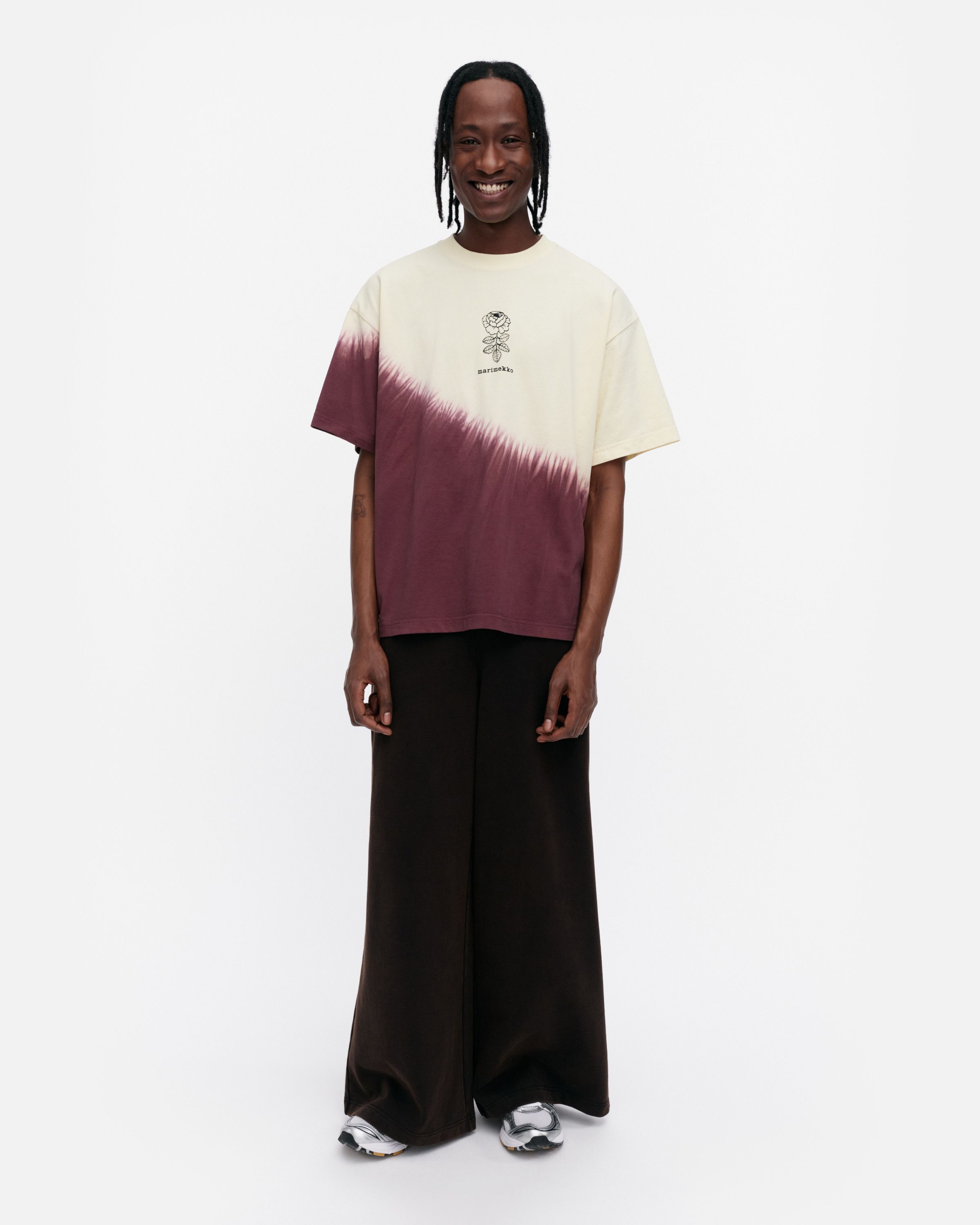 Nopeus Vihkiruusu Placement Kioski t-shirt light yellow, brown