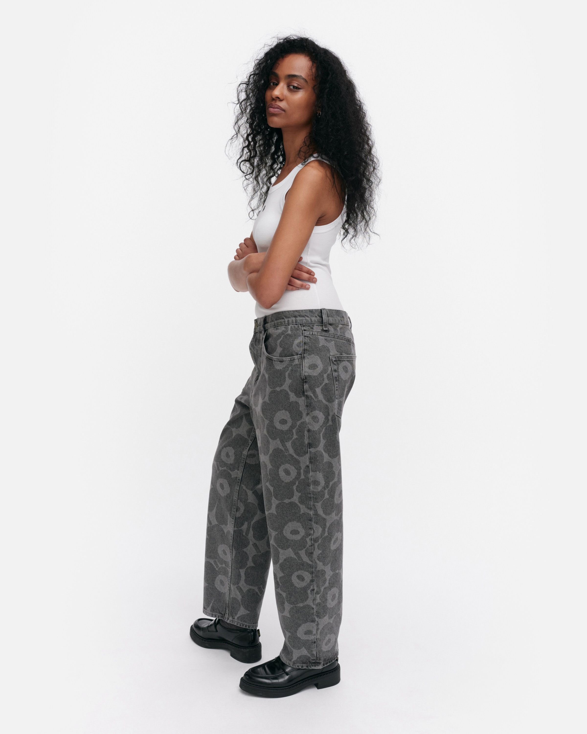 Maridenim Barrel Unikko L jeans (long) | Marimekko