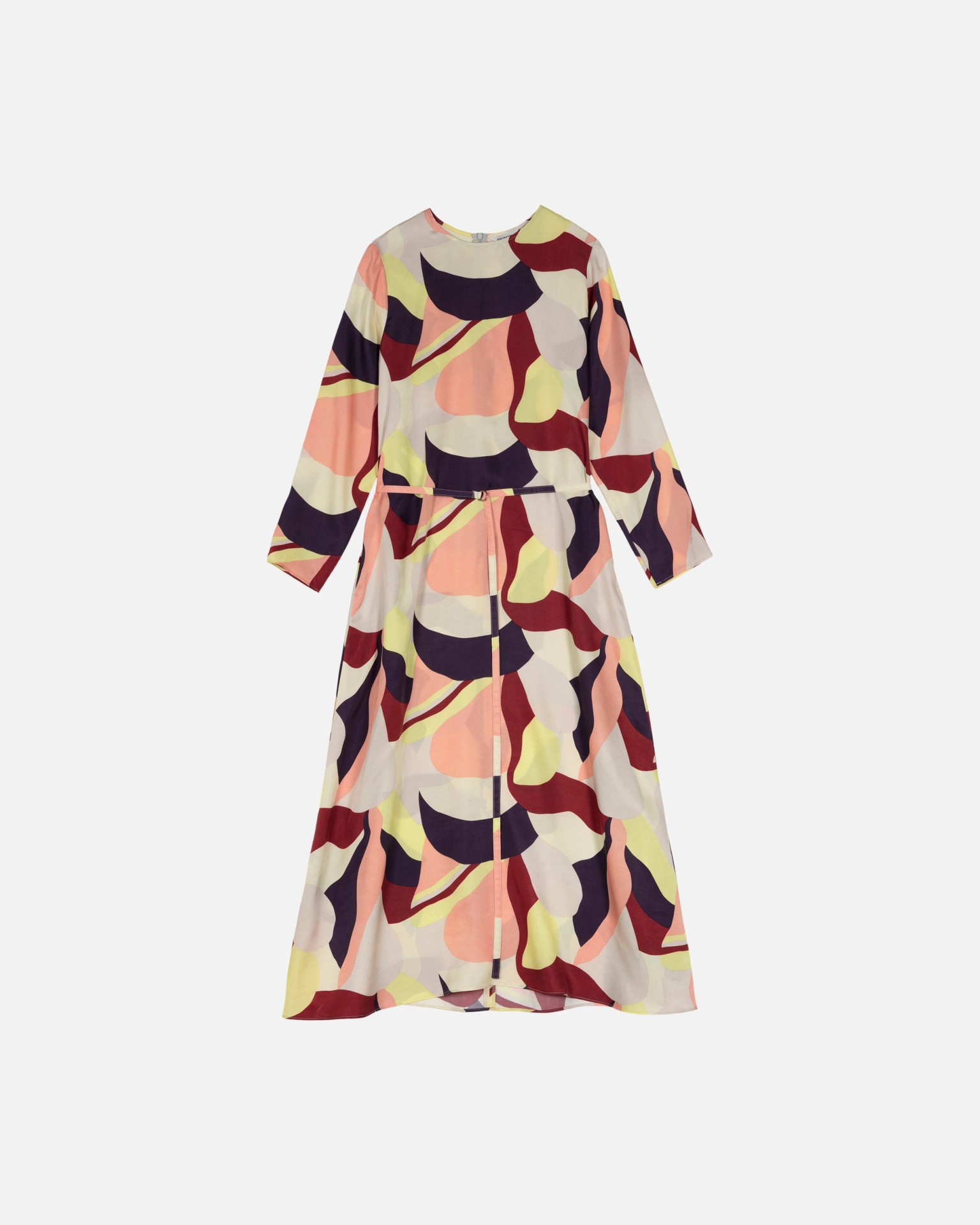 Kaverus Kamelia, Dress, red, grey, lt.pink, lt.yellow,
