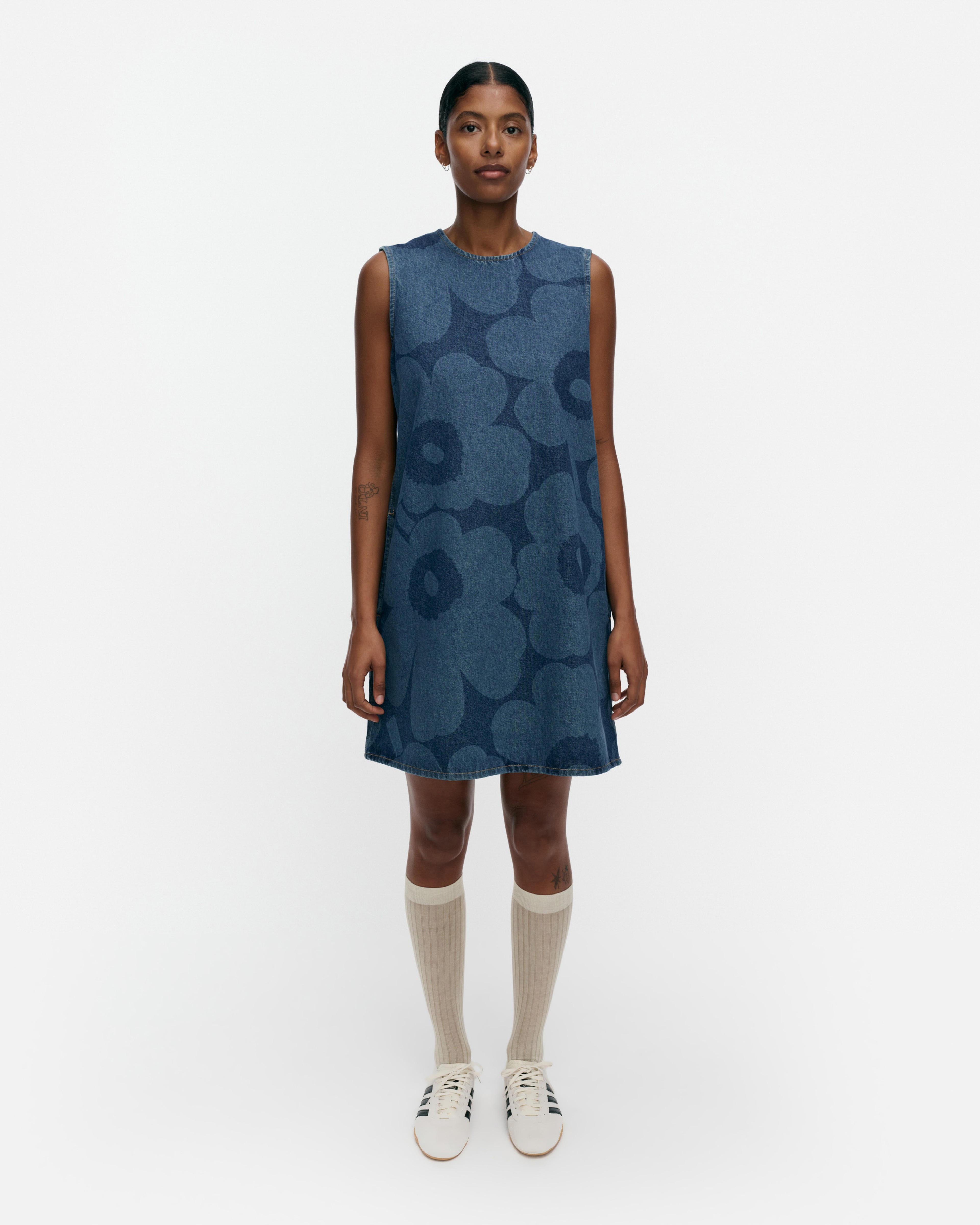 Maridenim Somasti Unikko, Denim dress, mid indigo,