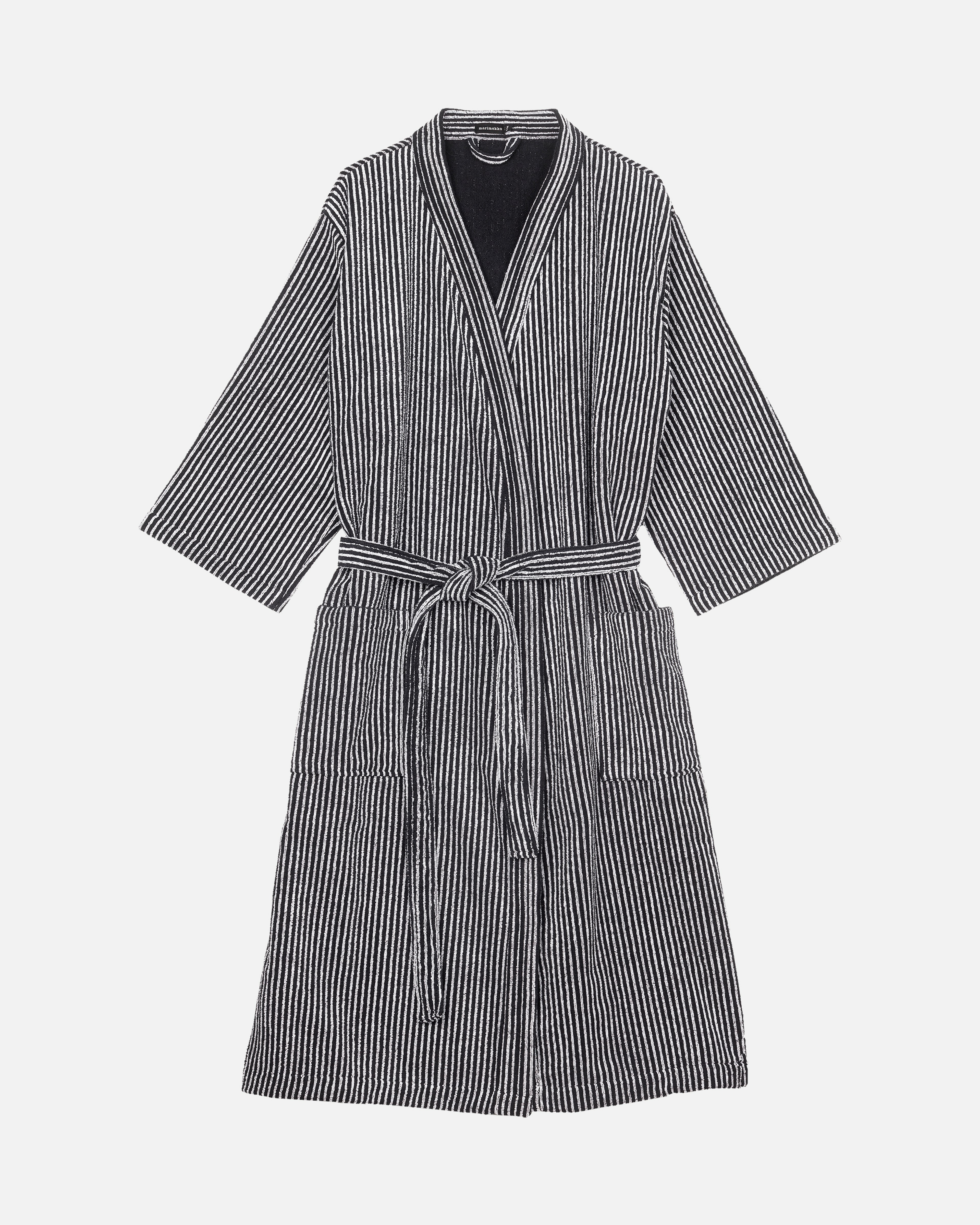 Ilta, Kylpytakki, musta, valkoinen,