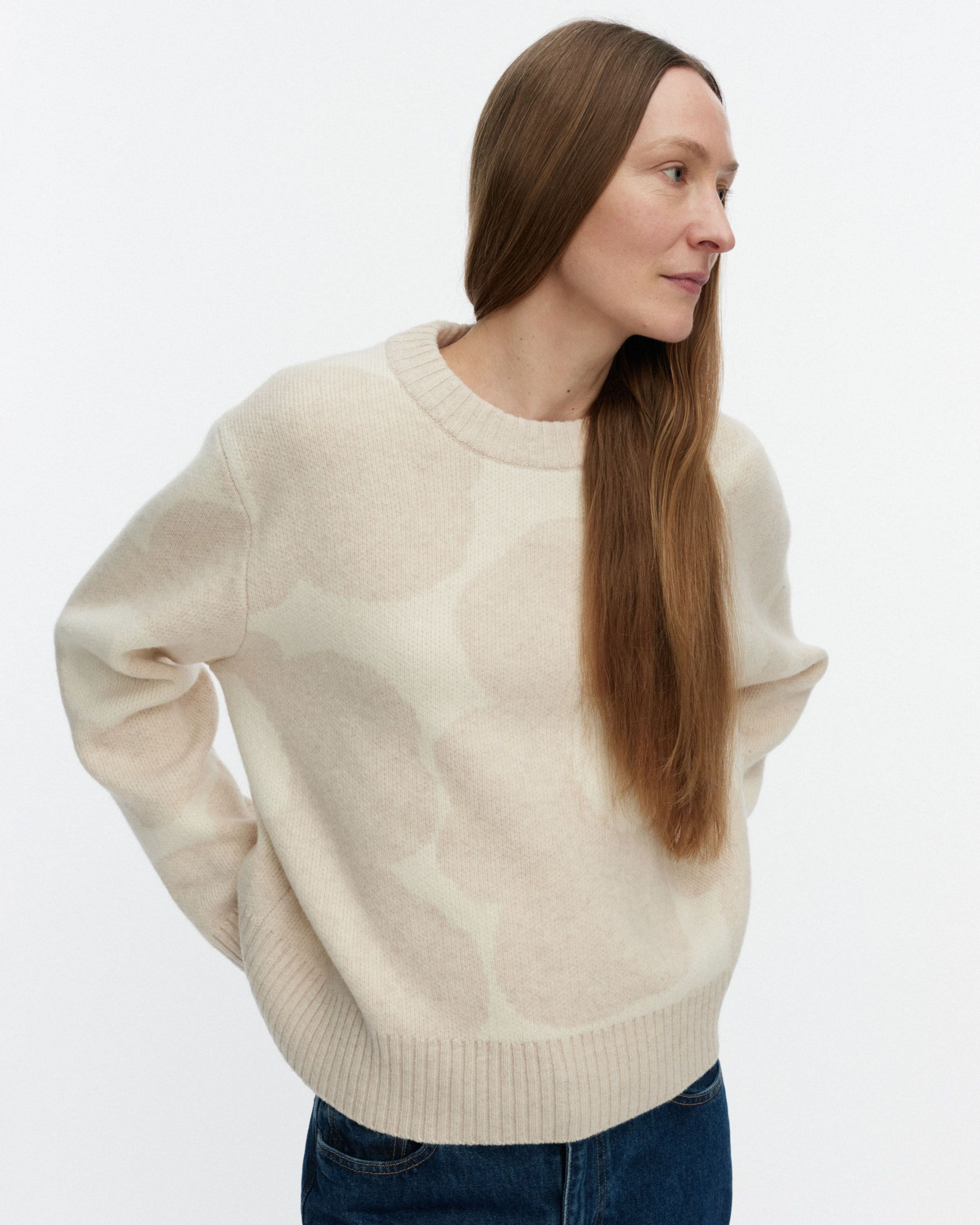 RWS Virtaus Unikko Knitted wool pullover | Marimekko