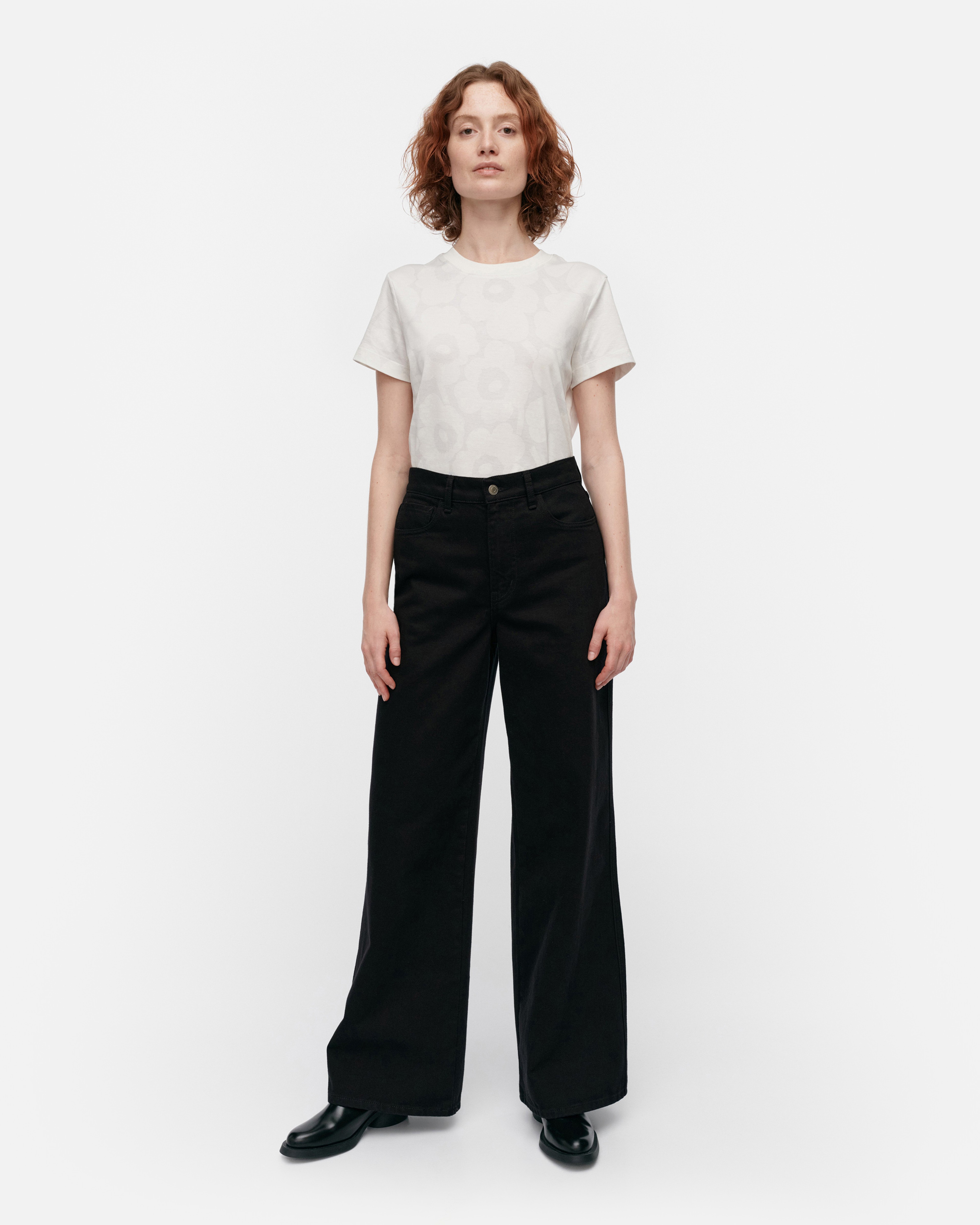 Maridenim Wide Leg, Jeans, black,