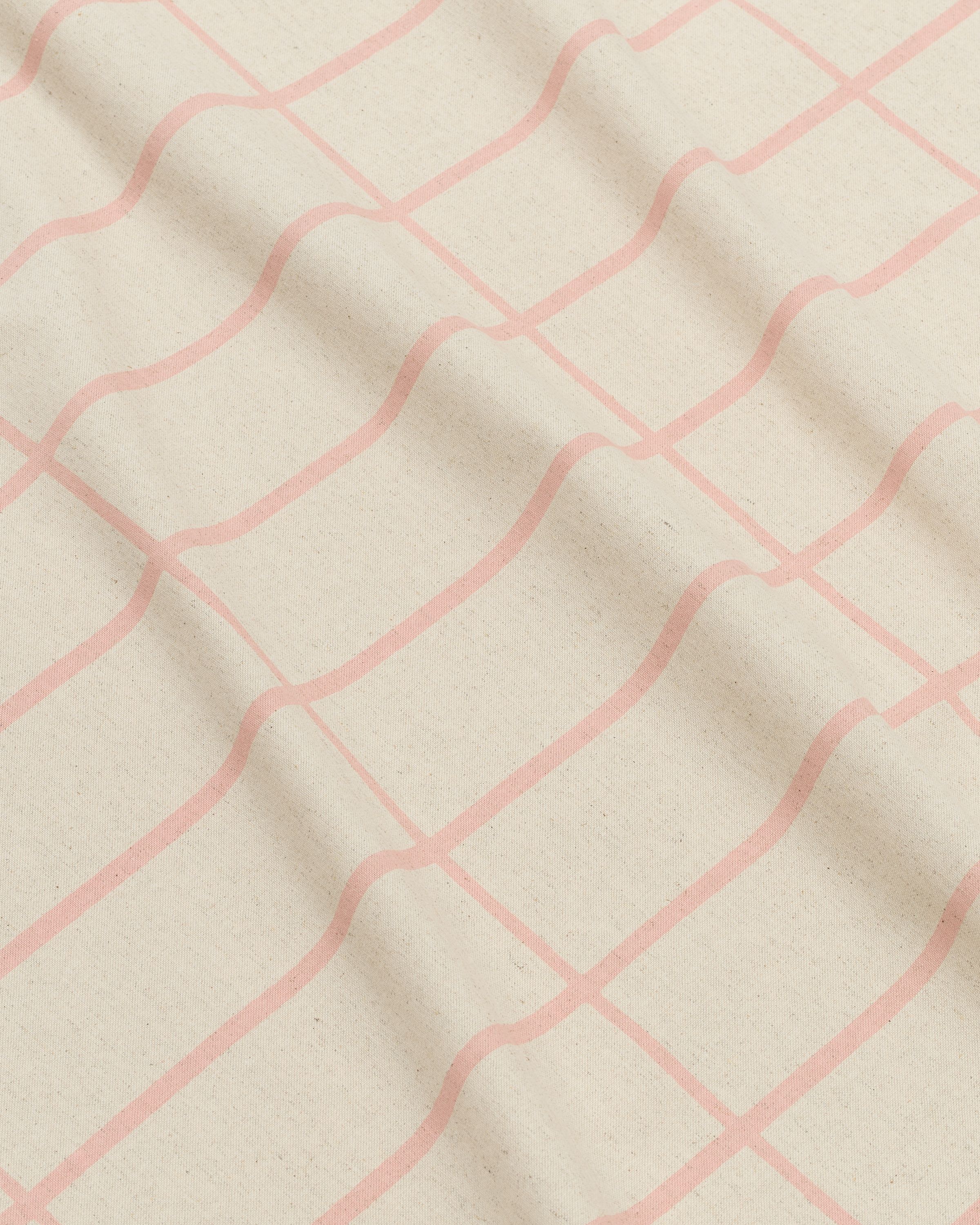 Tiiliskivi Cotton linen fabric linen, peach | Marimekko