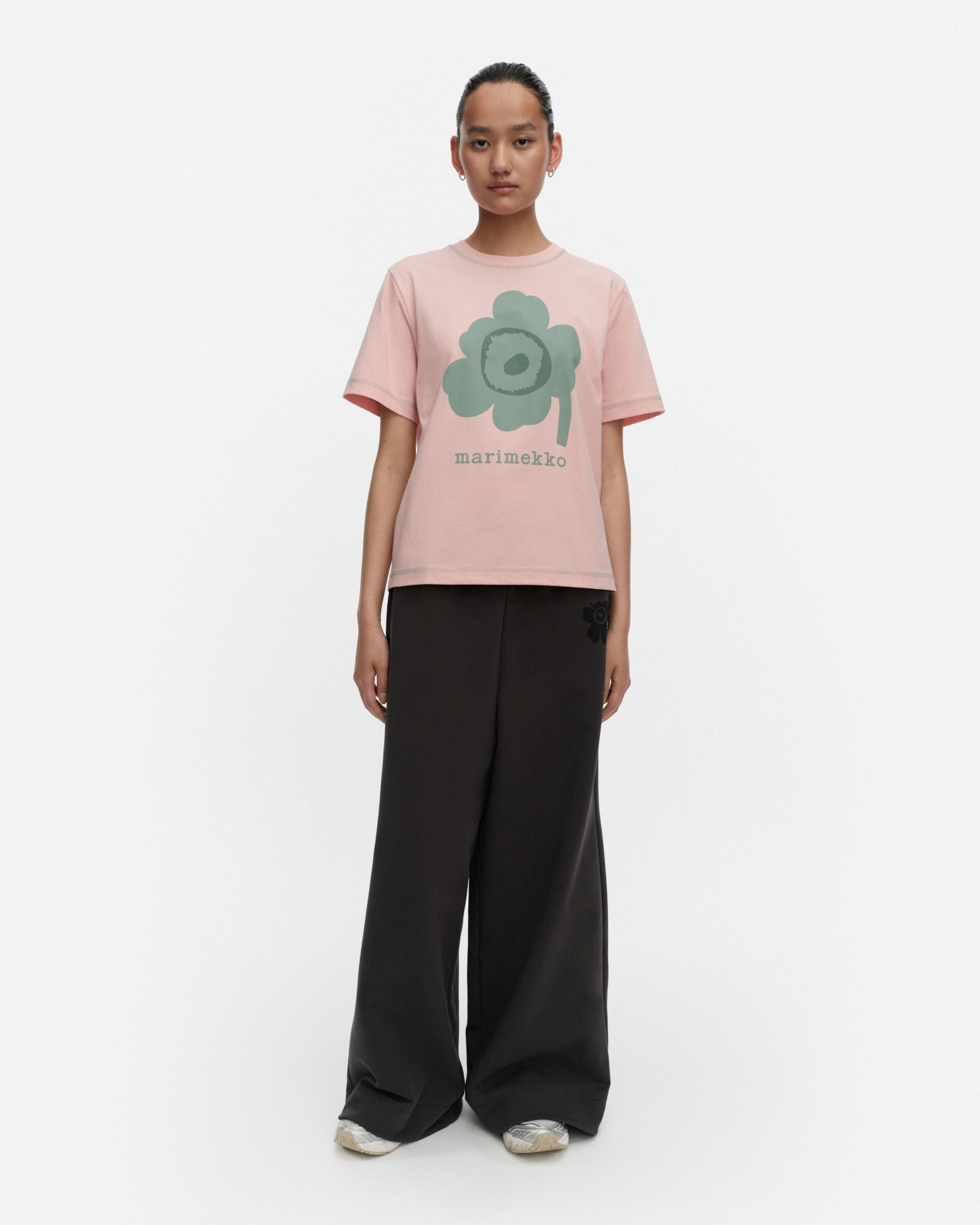 Luulo Unikko Placement, Kioski t-shirt, light pink, light green,