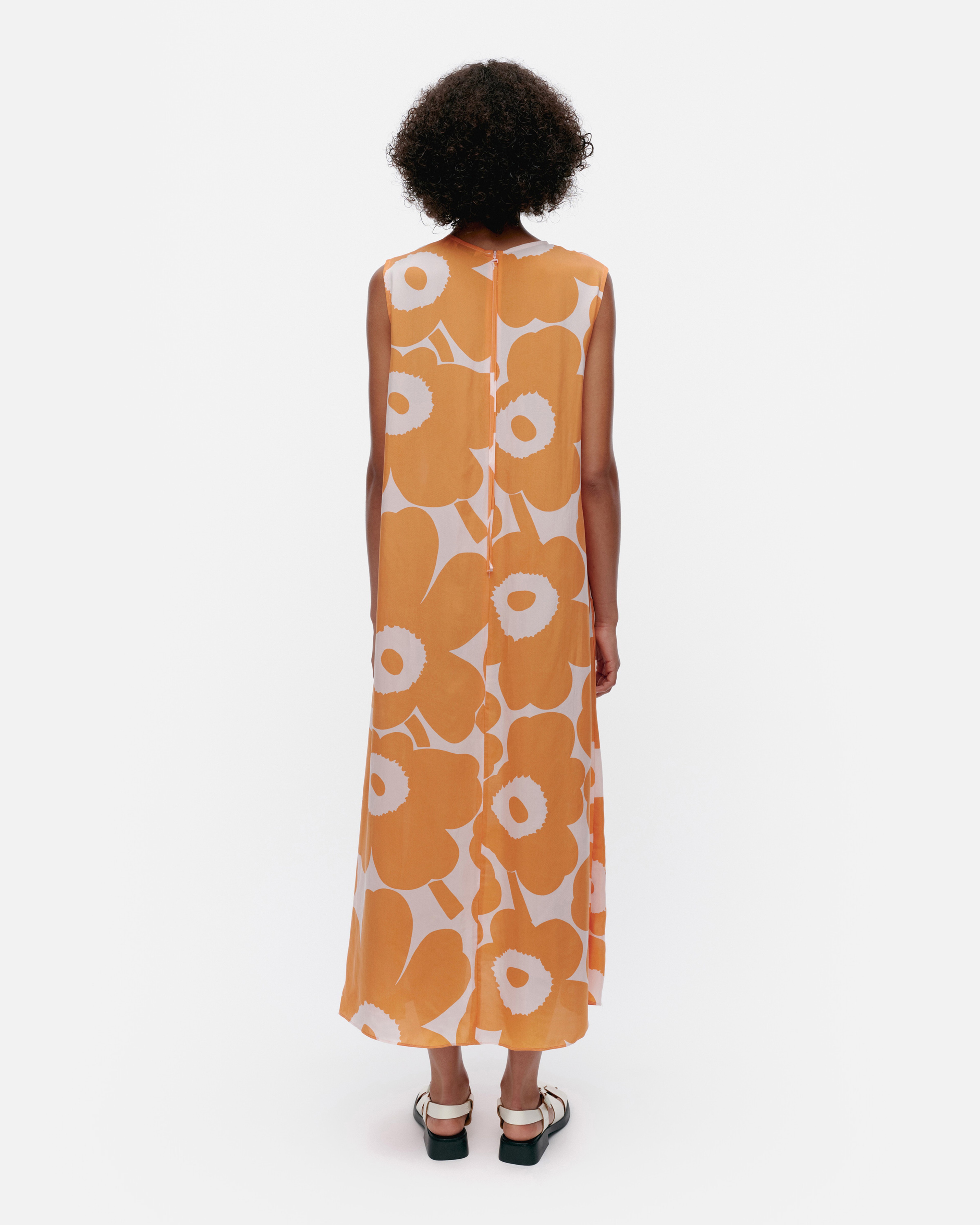 Migot Unikko, Dress, orange, light pink, beige,