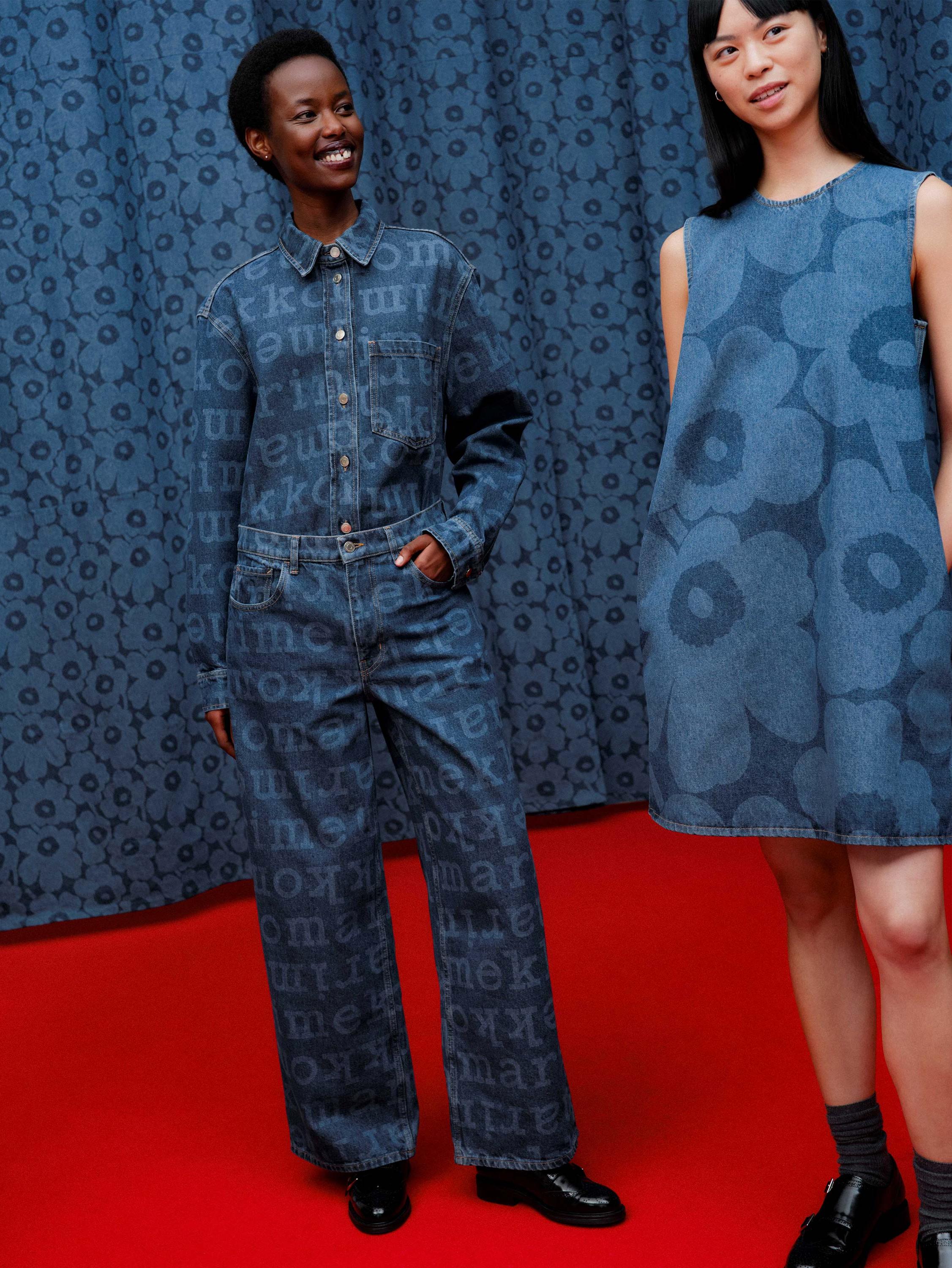Models wearing Marimekko Maridenim.