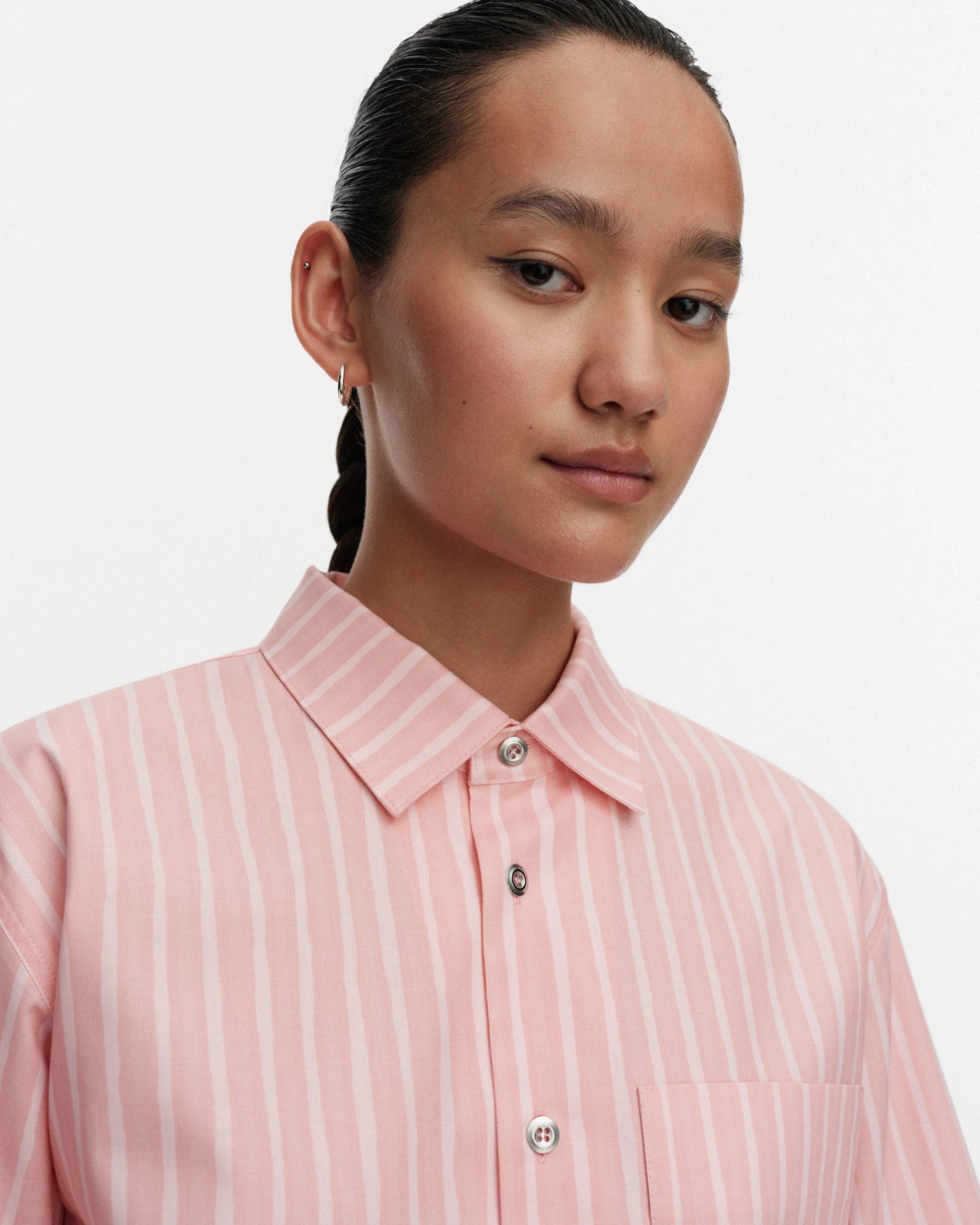Jokapoika, Kioski cotton shirt, light pink, light pink,