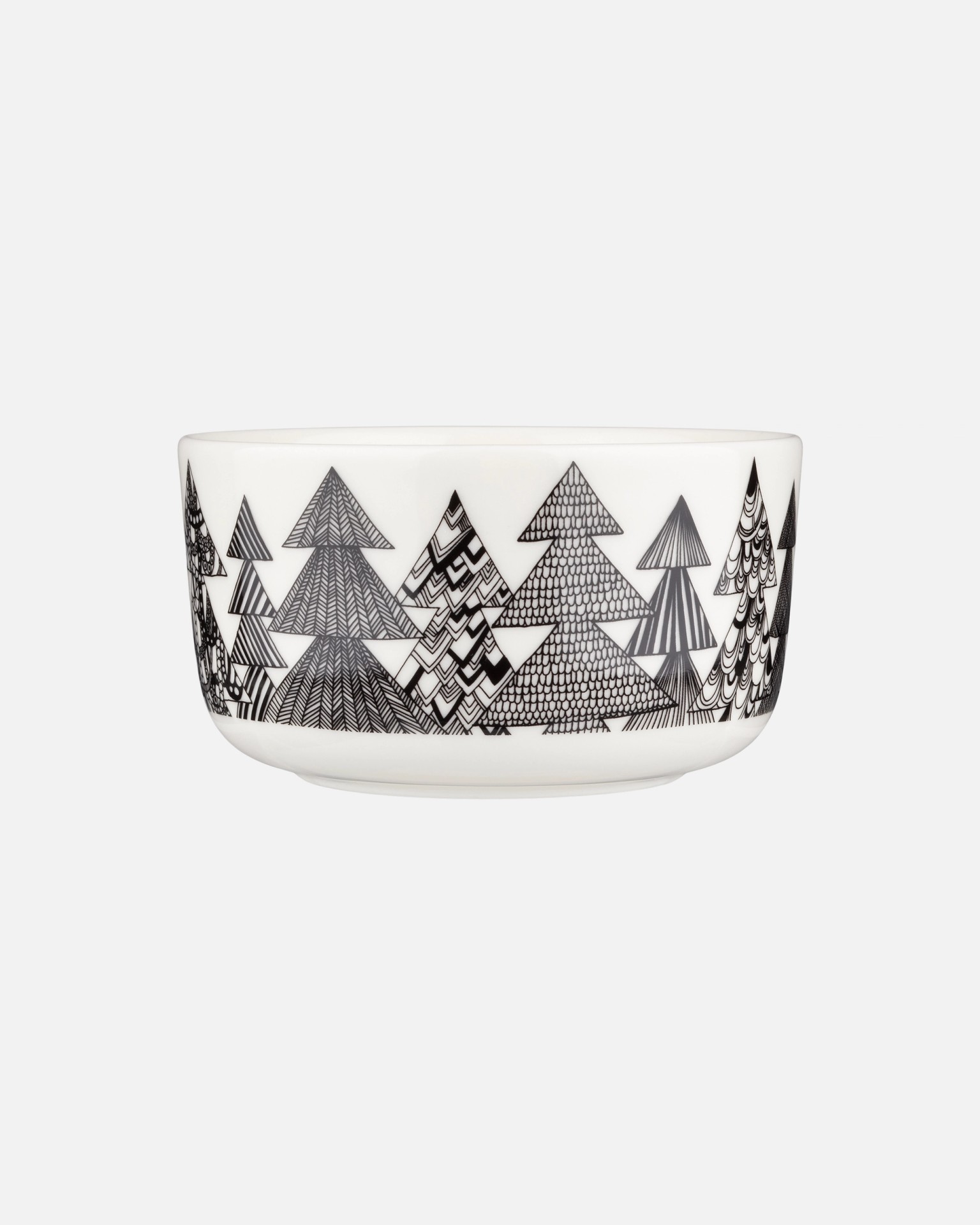 Oiva / Kuusikossa, Bowl 5 dl, black,white,