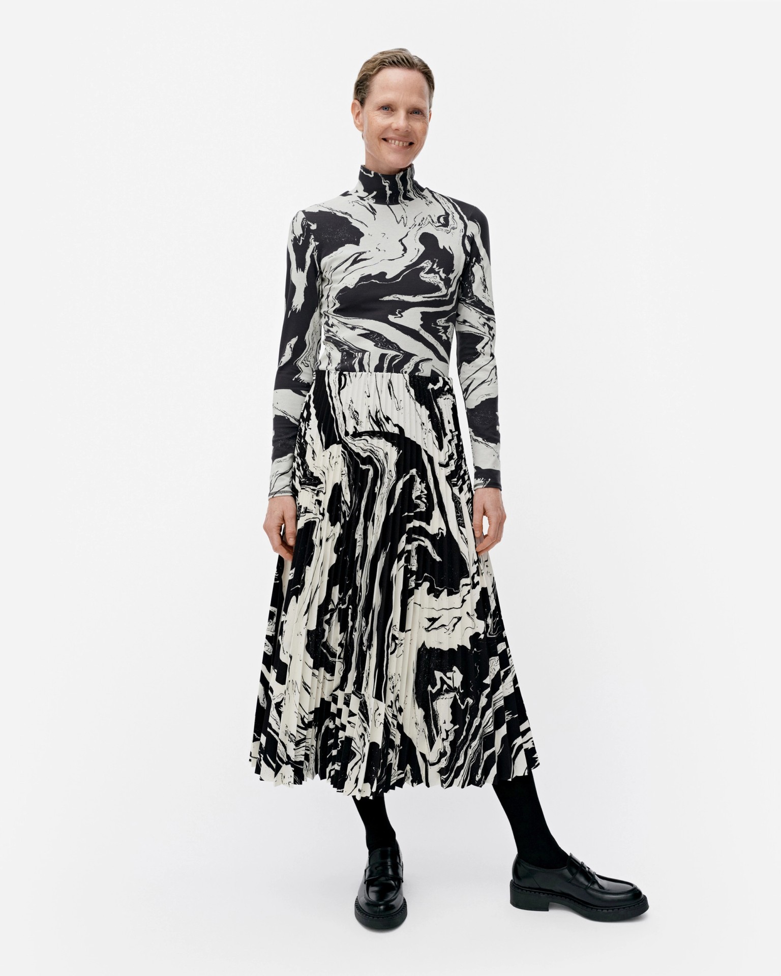 Myy Marras, Skirt, black, off white,