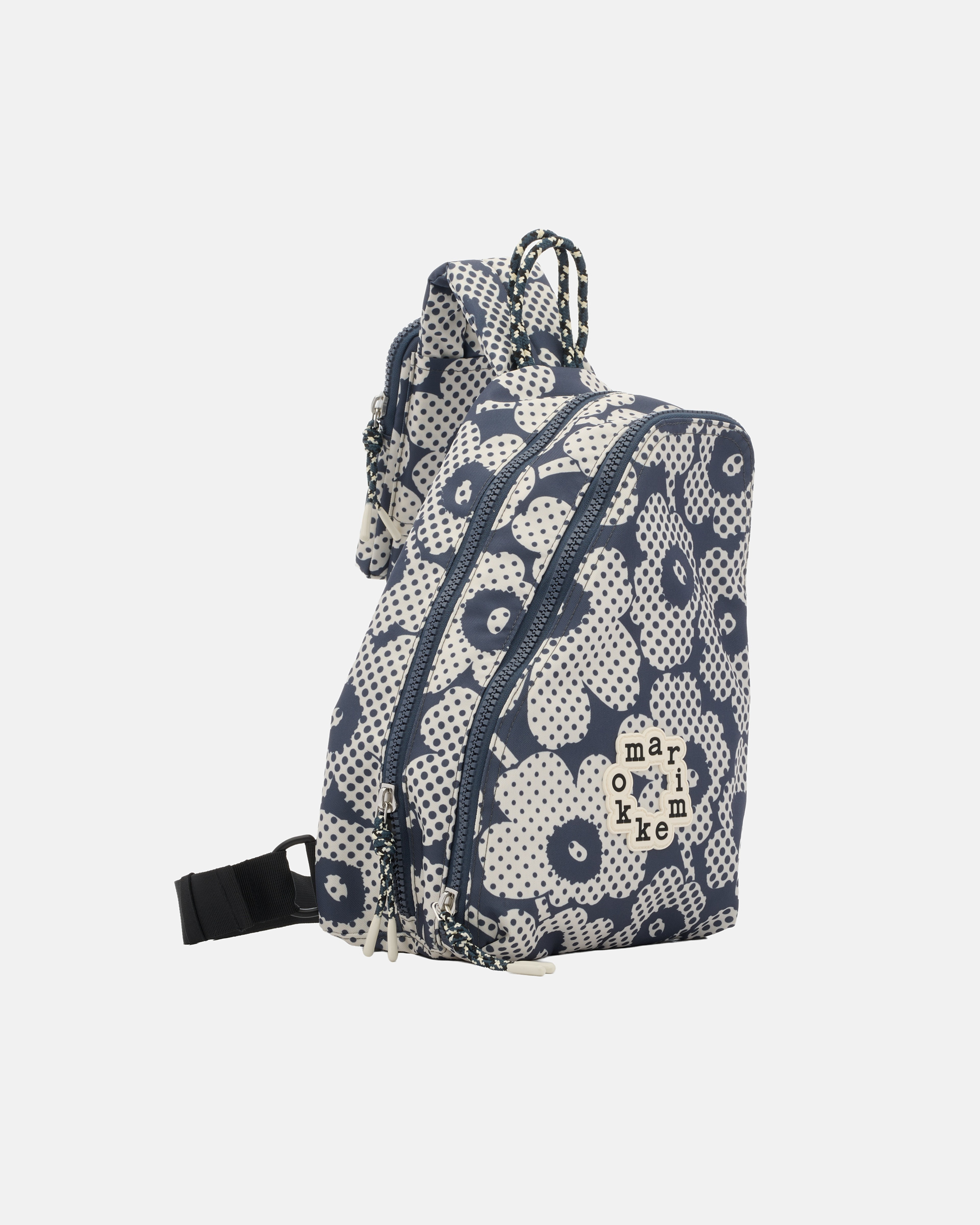 Pirteä Unikko, Kioski Backbag, dark grey, off white,
