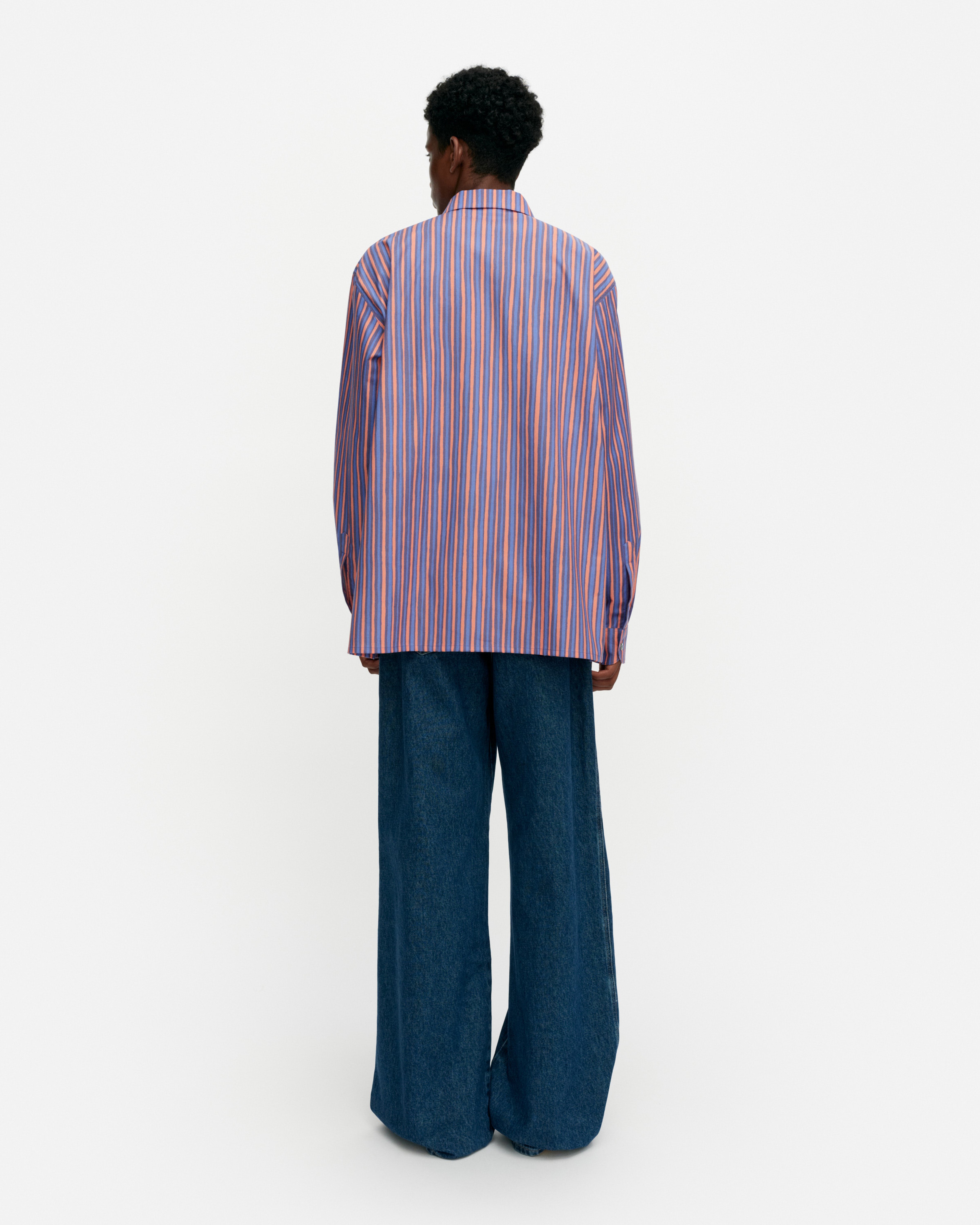 Jokapoika, Kioski cotton shirt, red, blue,