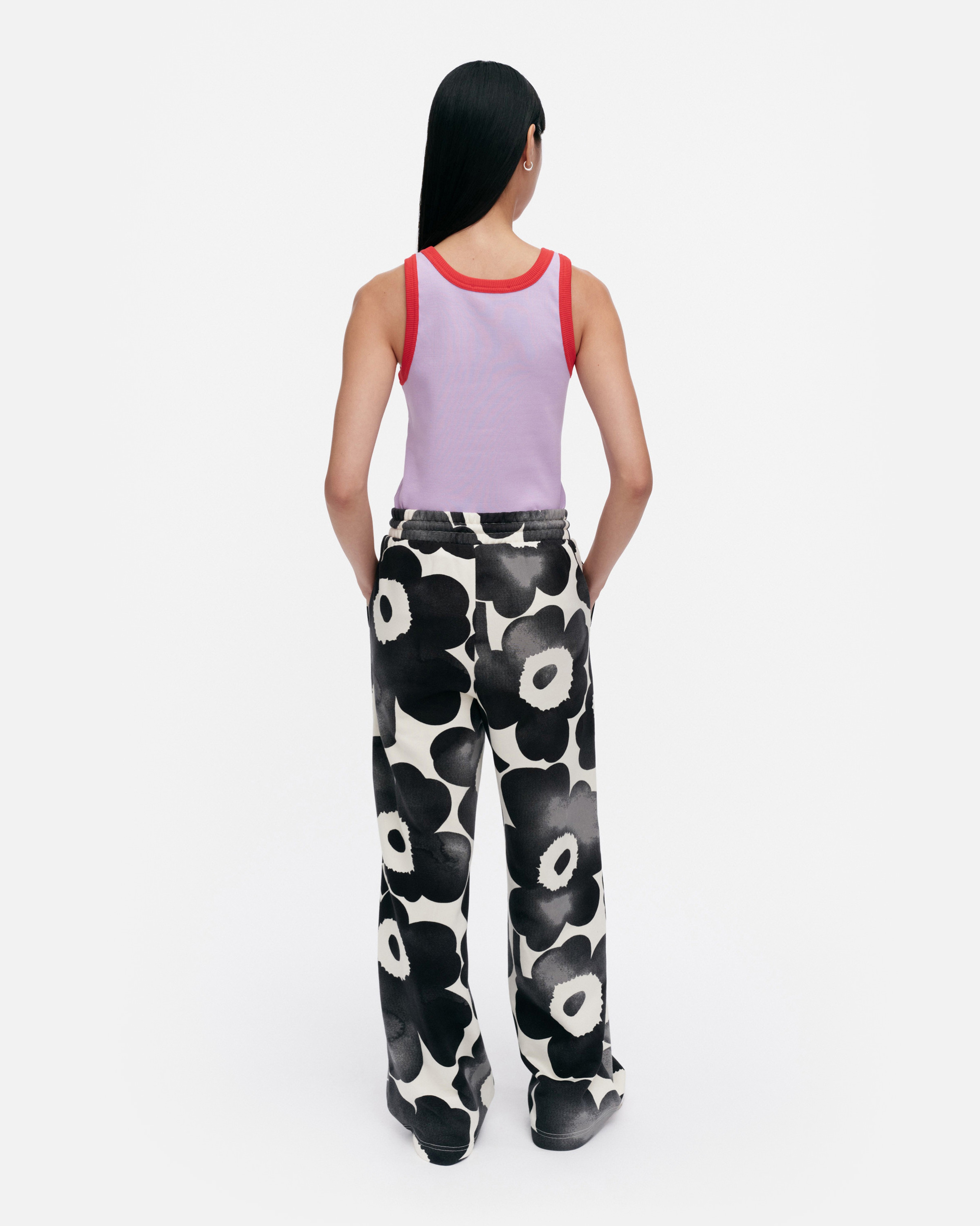 Varret Akvarelli Unikko, Kioski trousers, off white, grey, black,