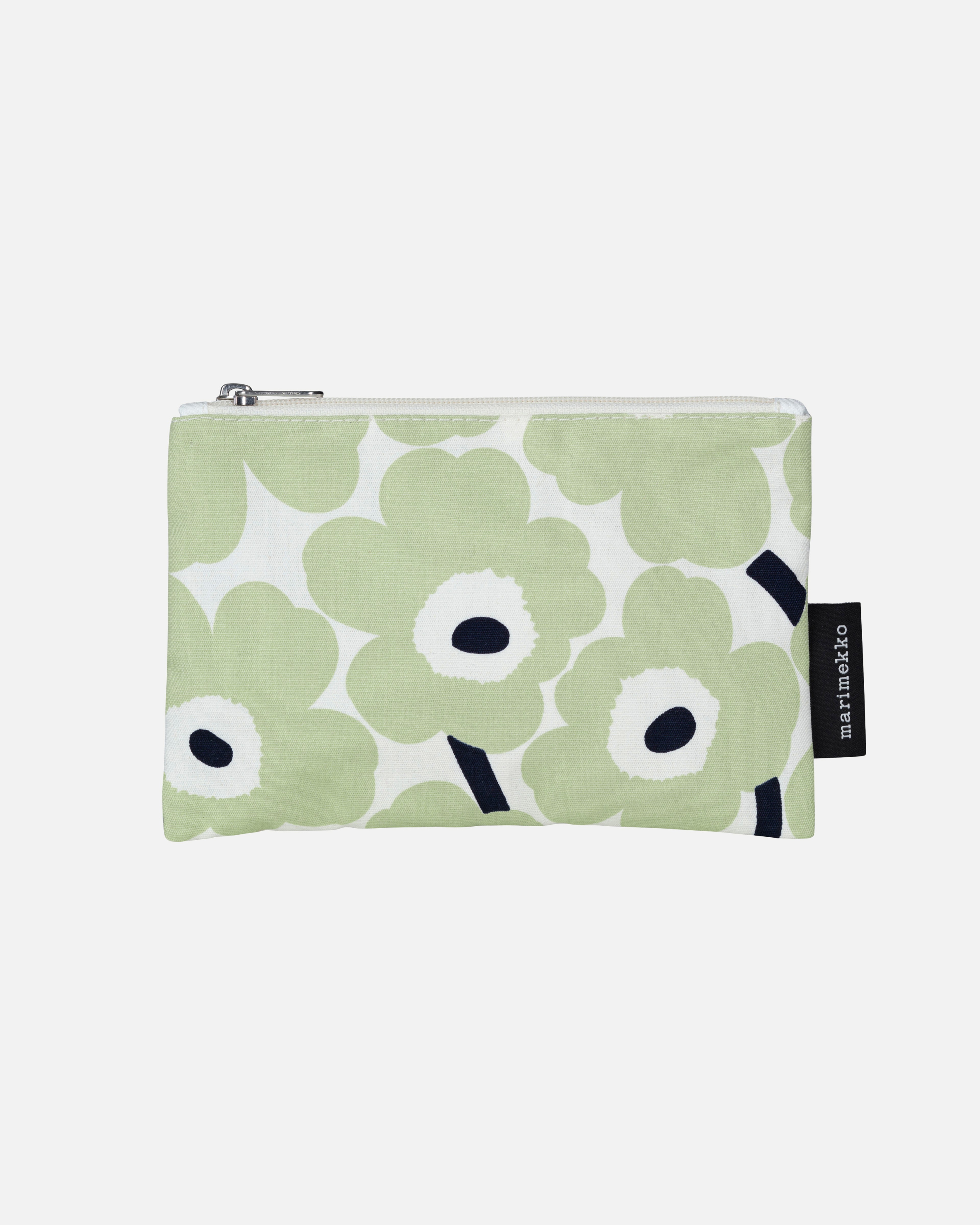 Kaika Mini Unikko, Cosmetic bag, off white,sage,dark blue,