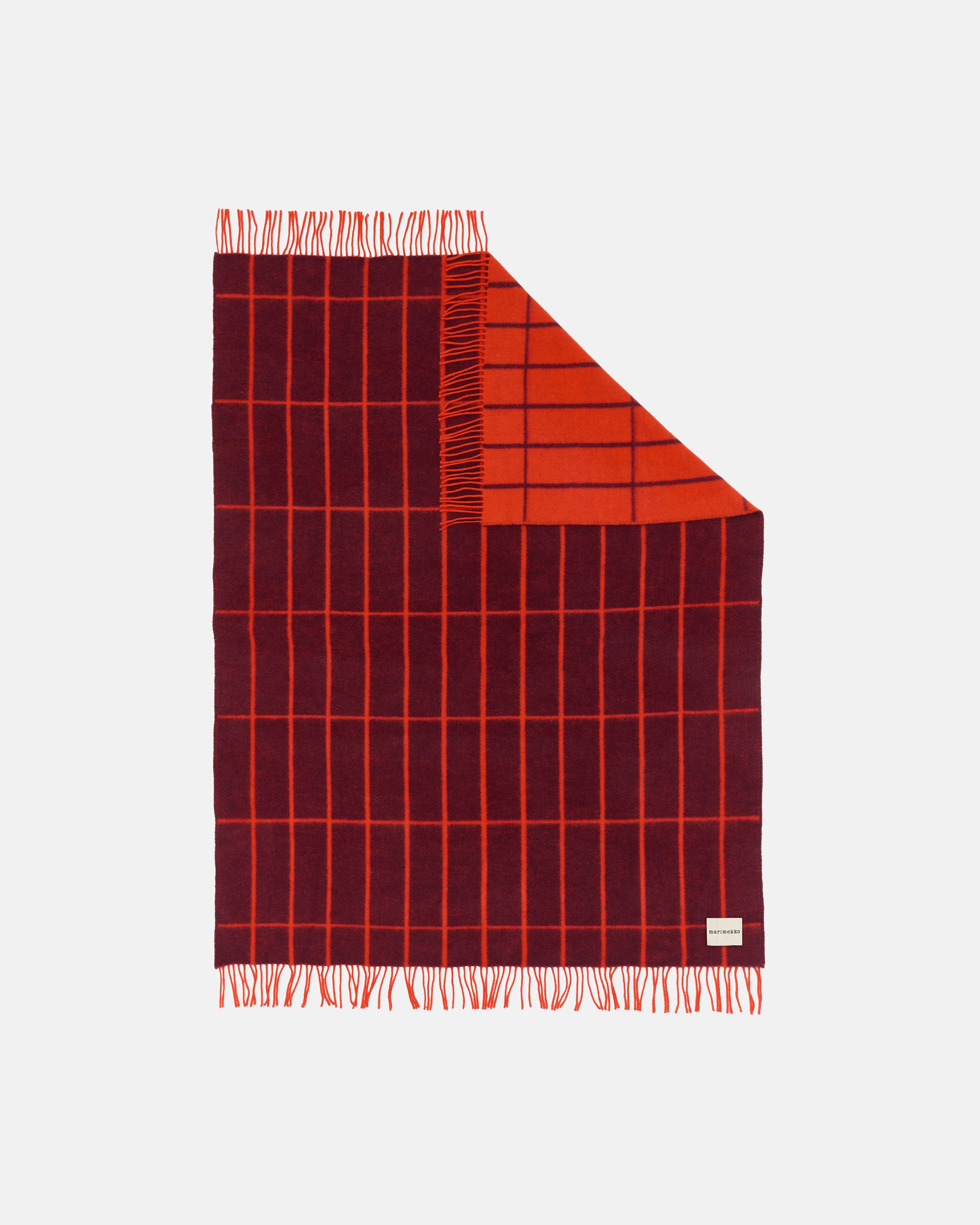 Tiiliskivi RWS Throw 130x170 cm plum, orange red | Marimekko
