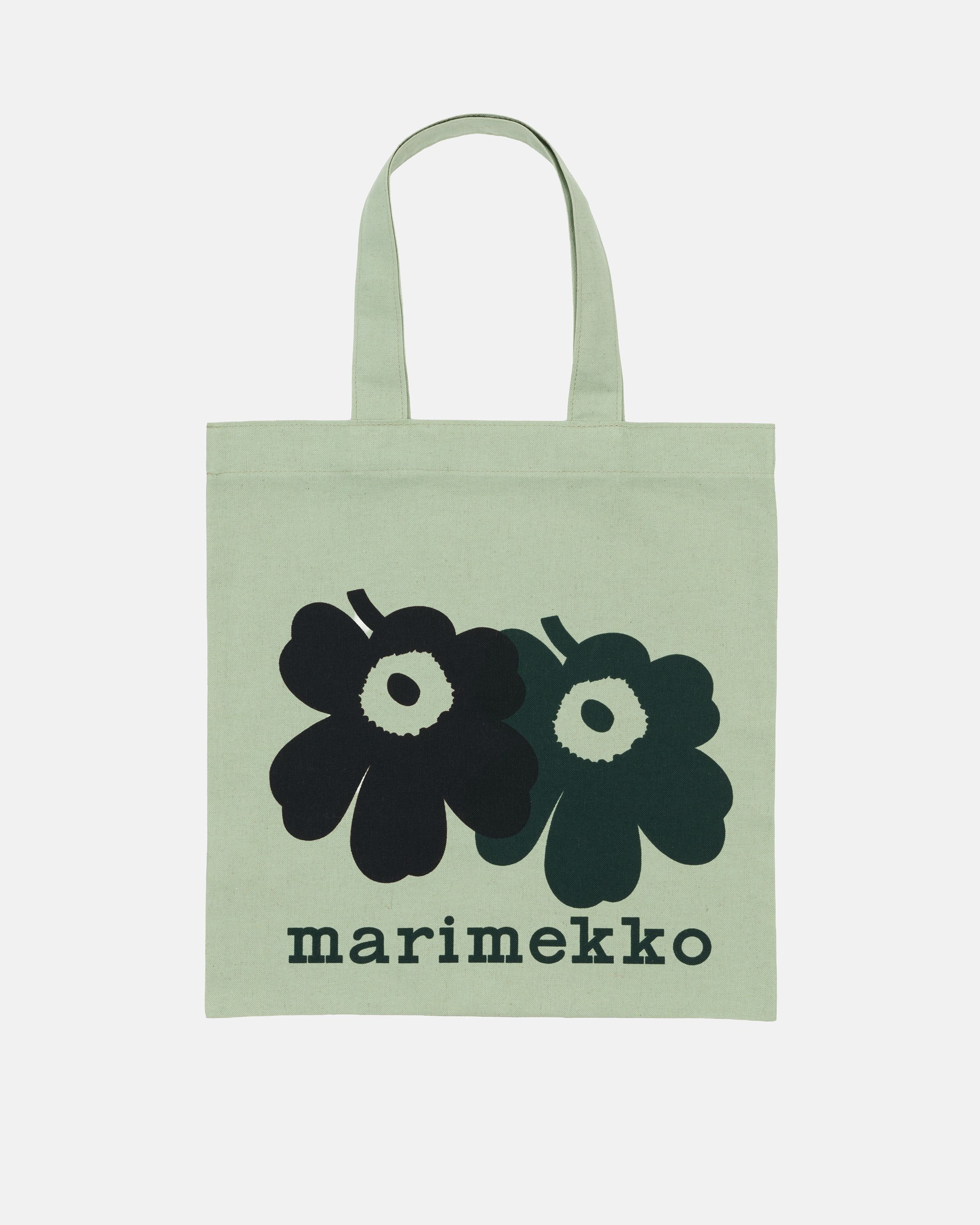 Ae Vankka Unikko Kioski bag light green, green, black | Marimekko