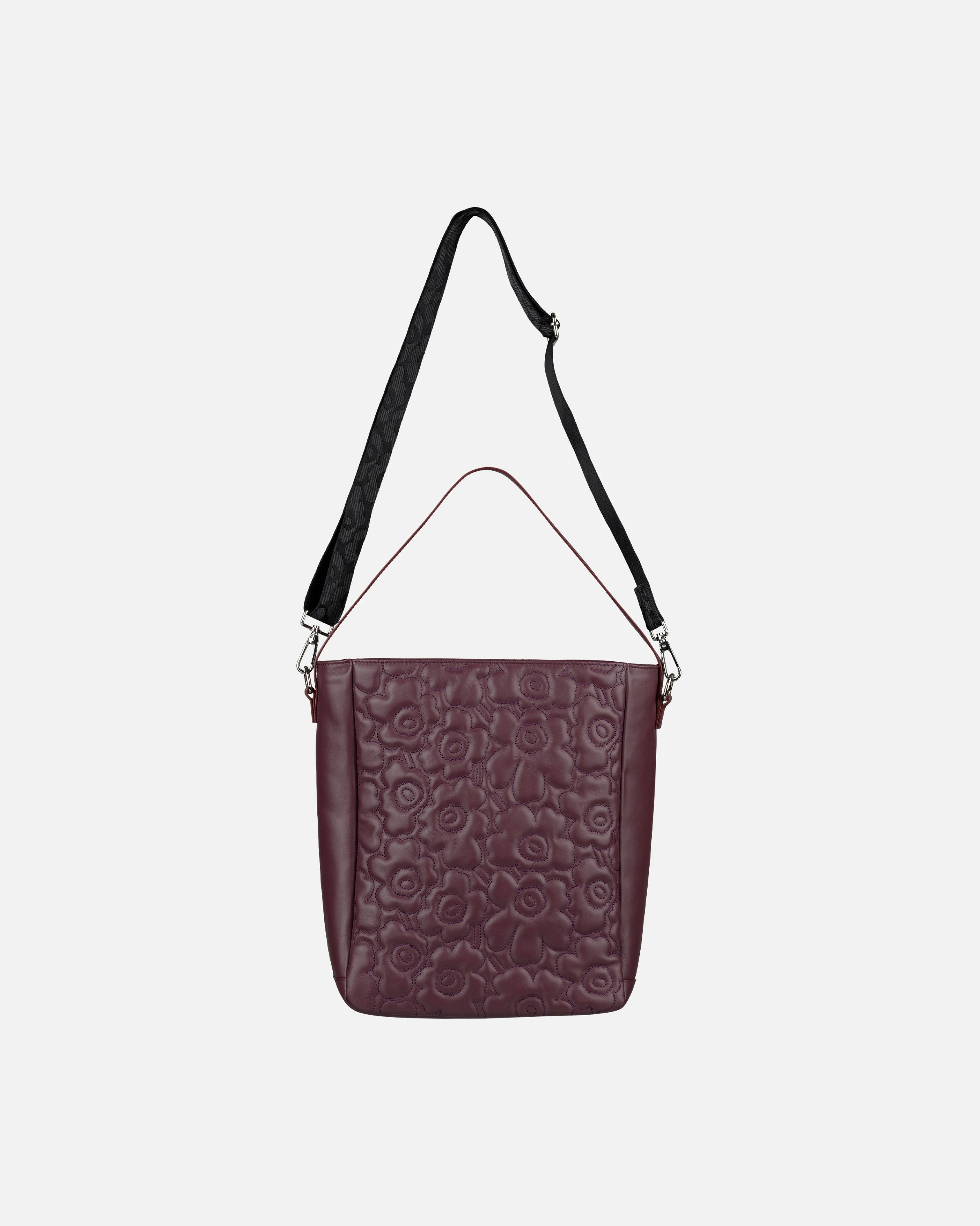 【marimekko】Gratha トート ショルダーバッグ/ Black Gratha Tote Unikko Shoulder bag | Marimekko