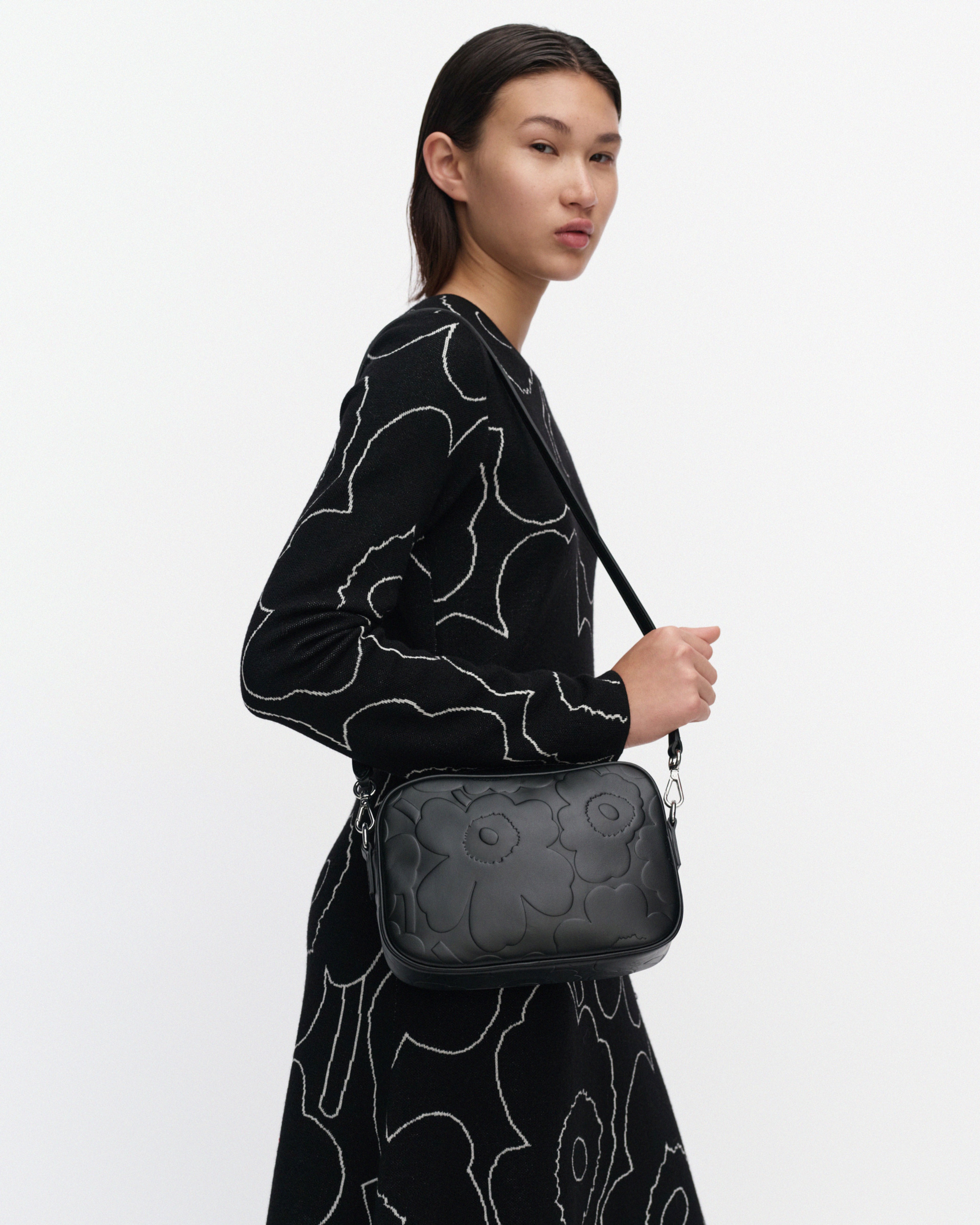 Gratha Unikko, Shoulder bag, black,