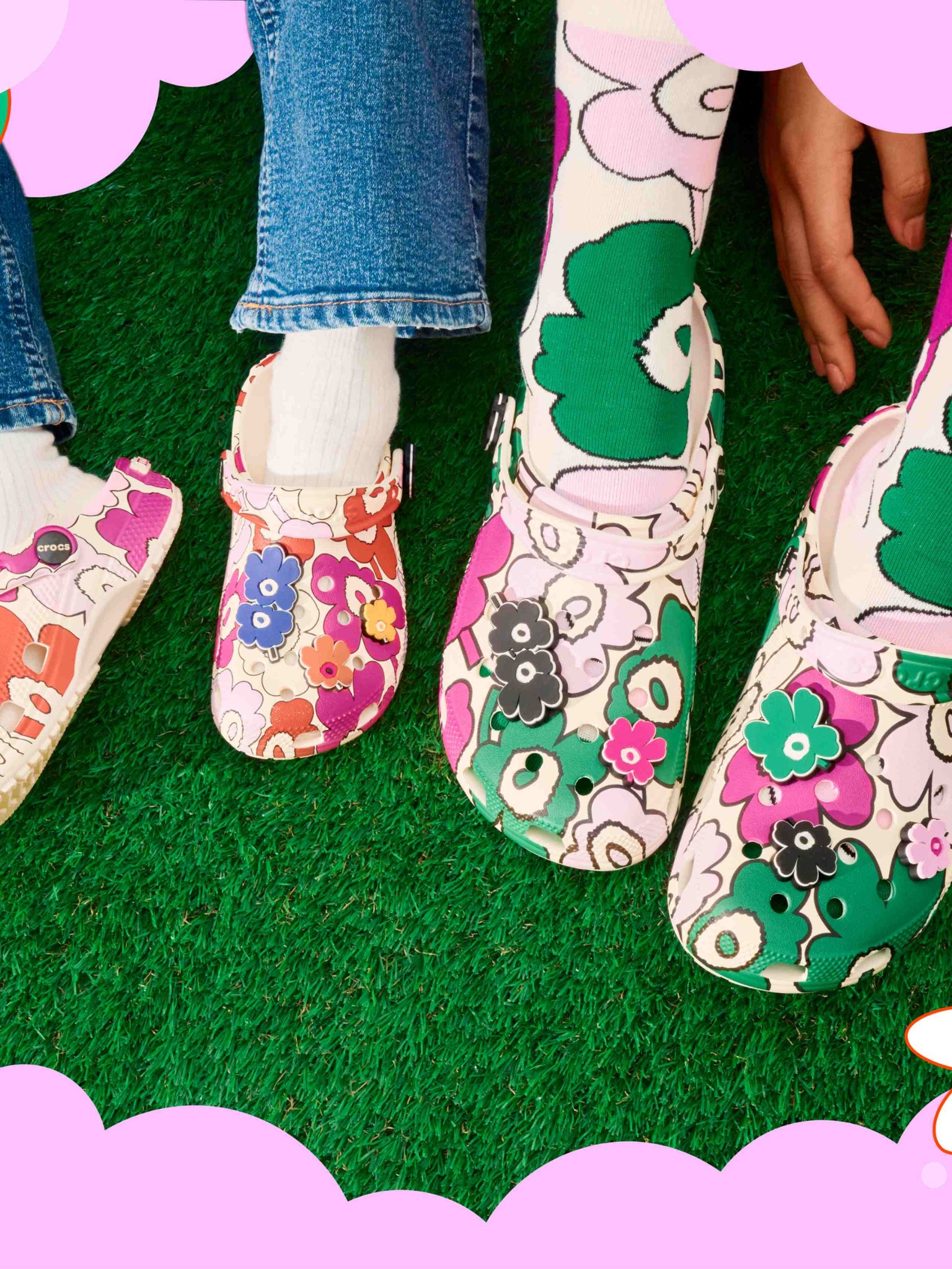 Marimekko crocs for children and adults
