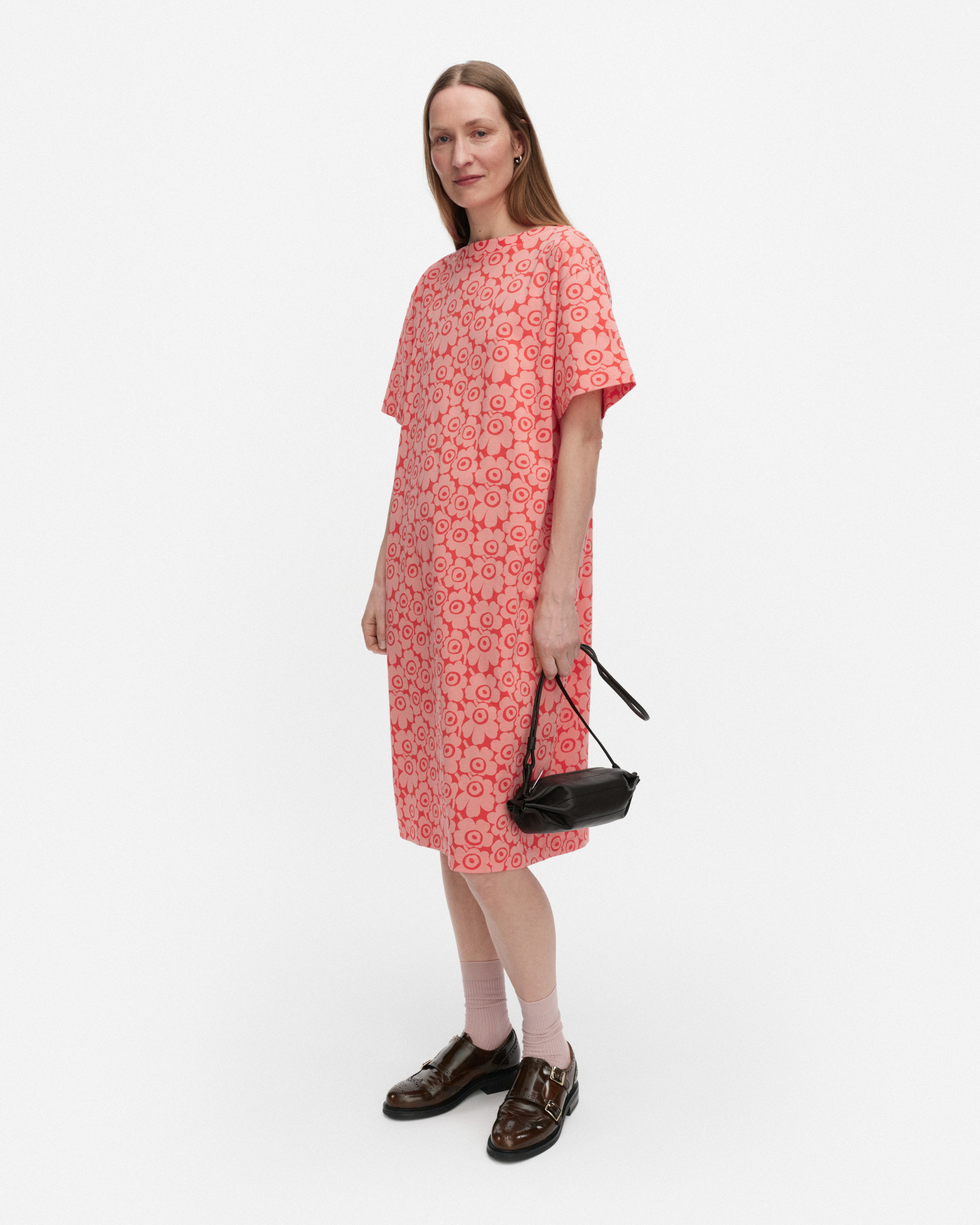 Joku Unikko, Dress, coral, red,