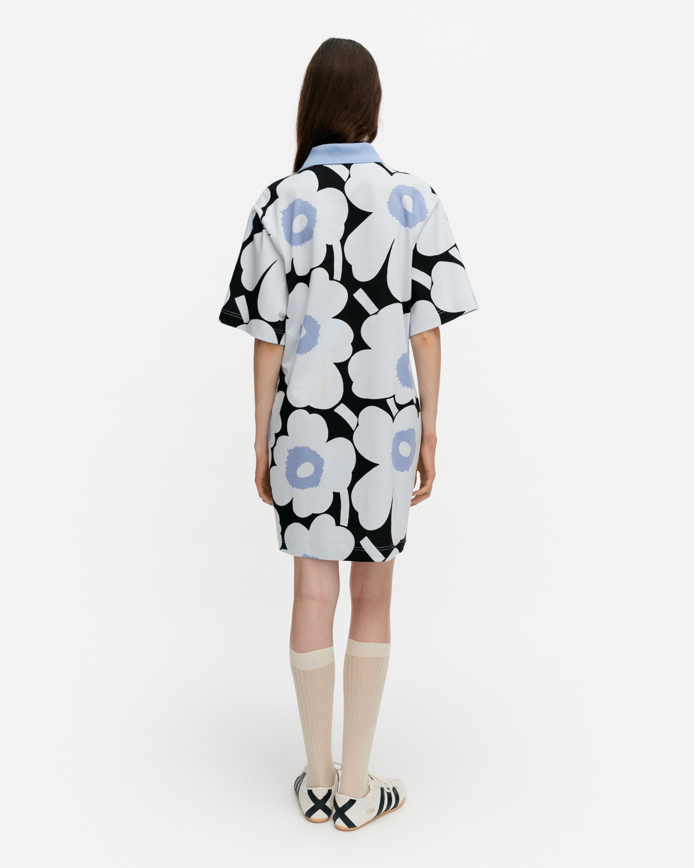 Sekoitus Unikko Tunic light blue, blue, black | Marimekko