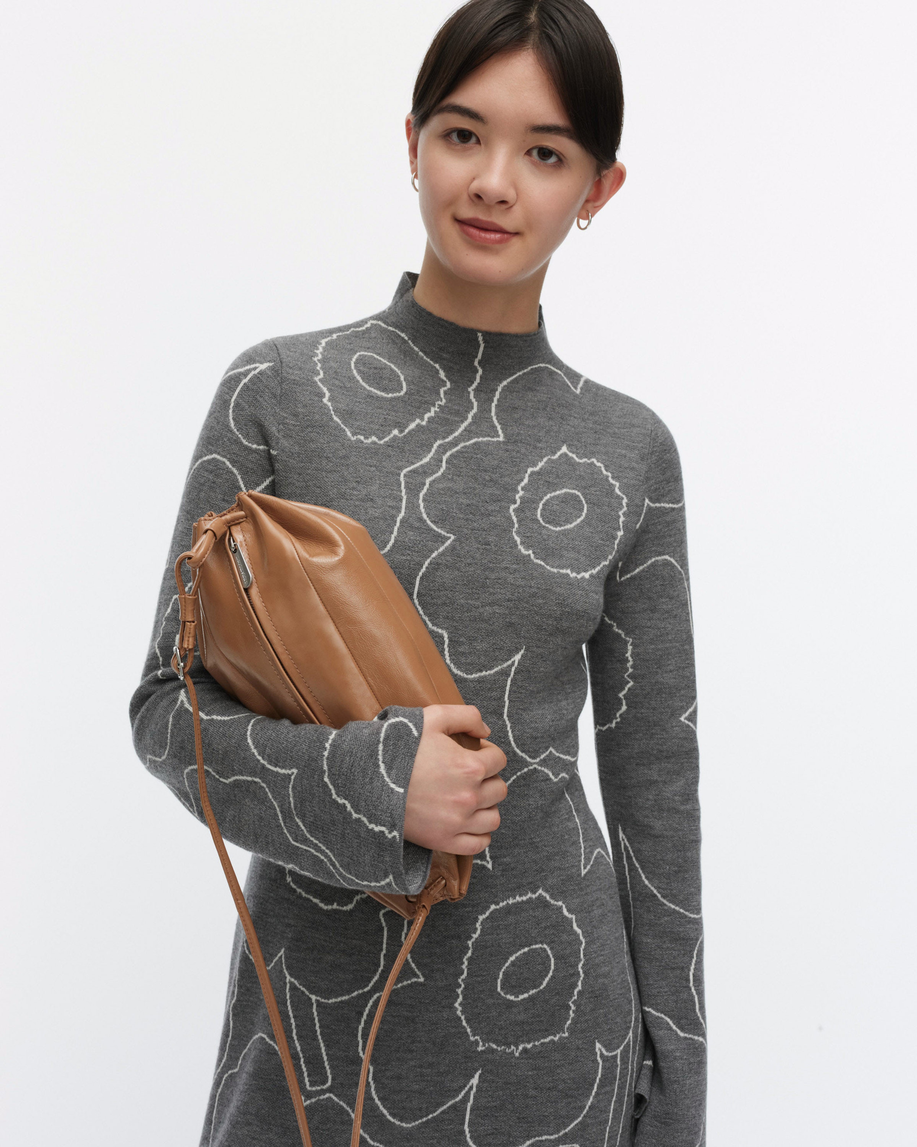 Karla Patent, Shoulder bag, brown,