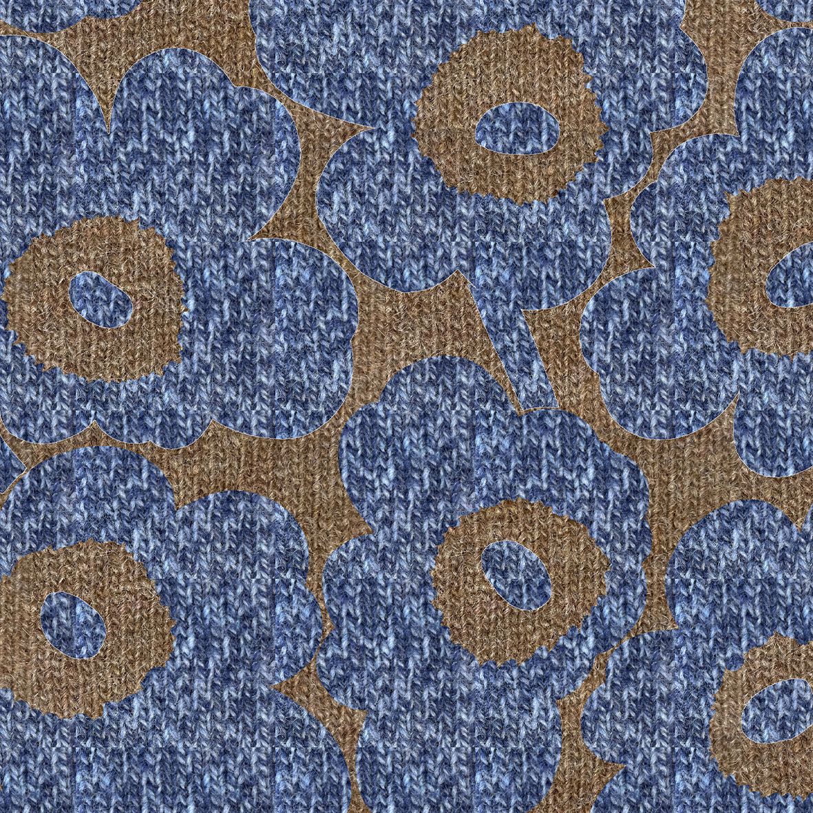 blue, brown