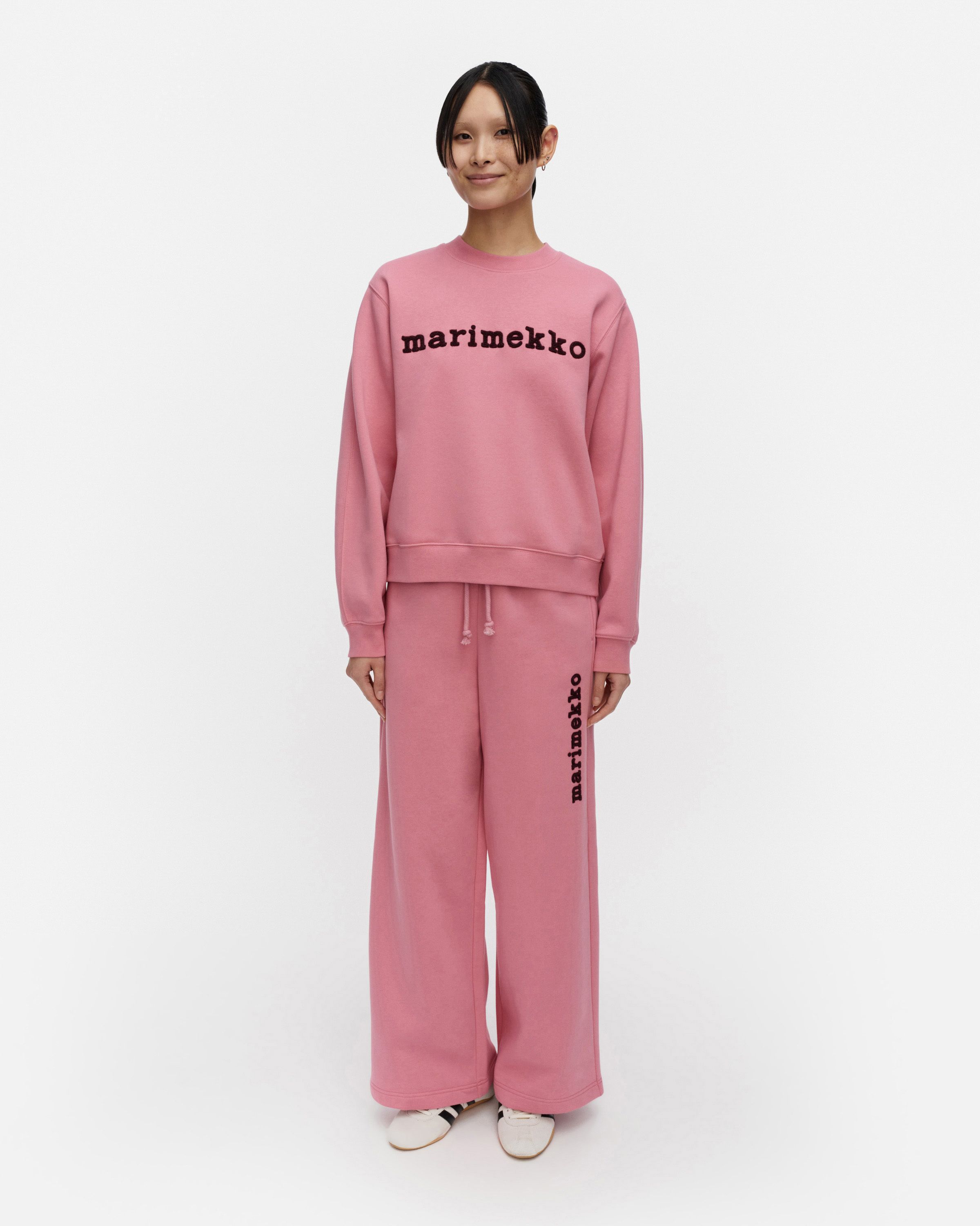 Trilce Logo Placement Kioski sweatshirt rose, wine red | Marimekko
