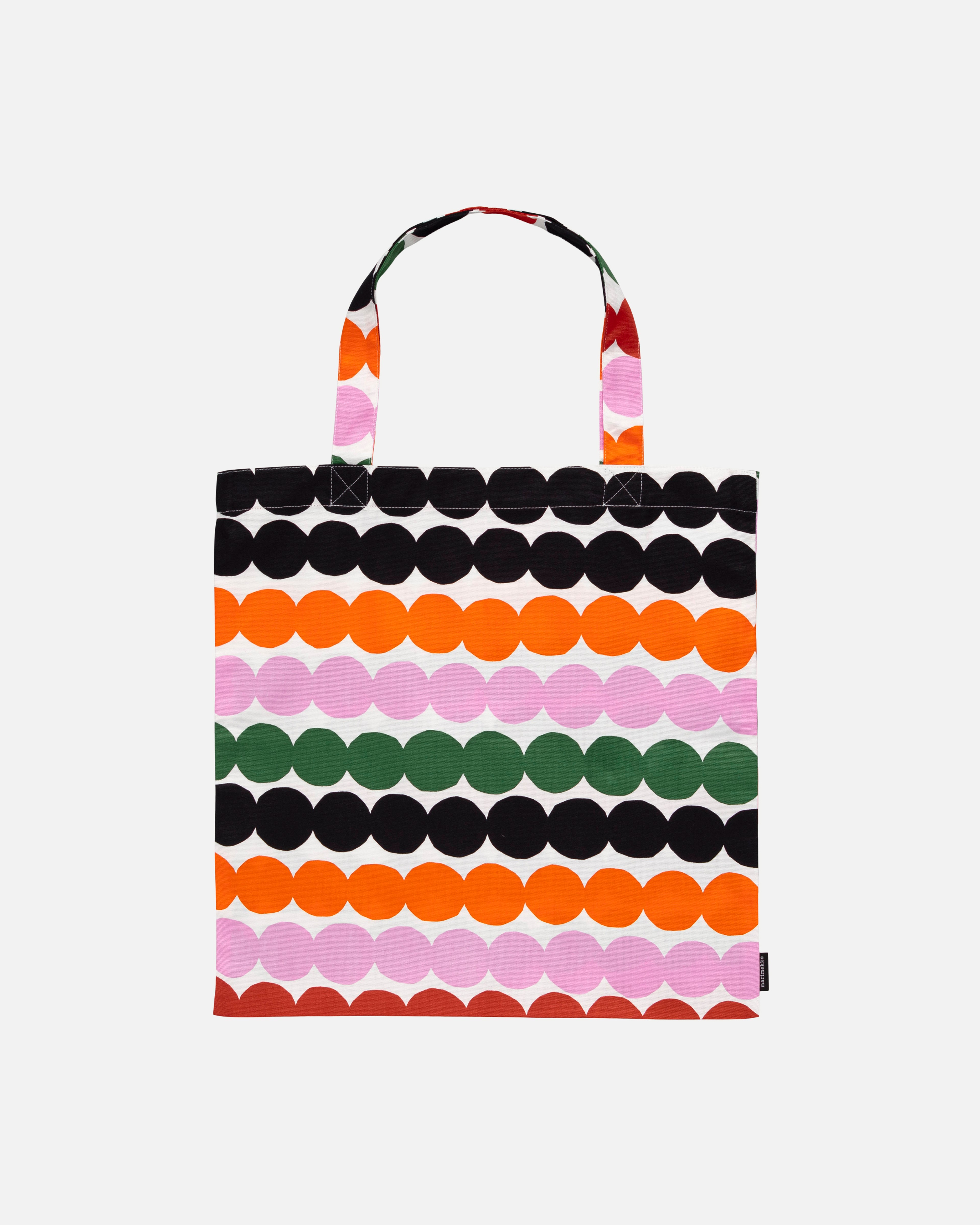 Räsymatto, Bag, white, orange,green, black,