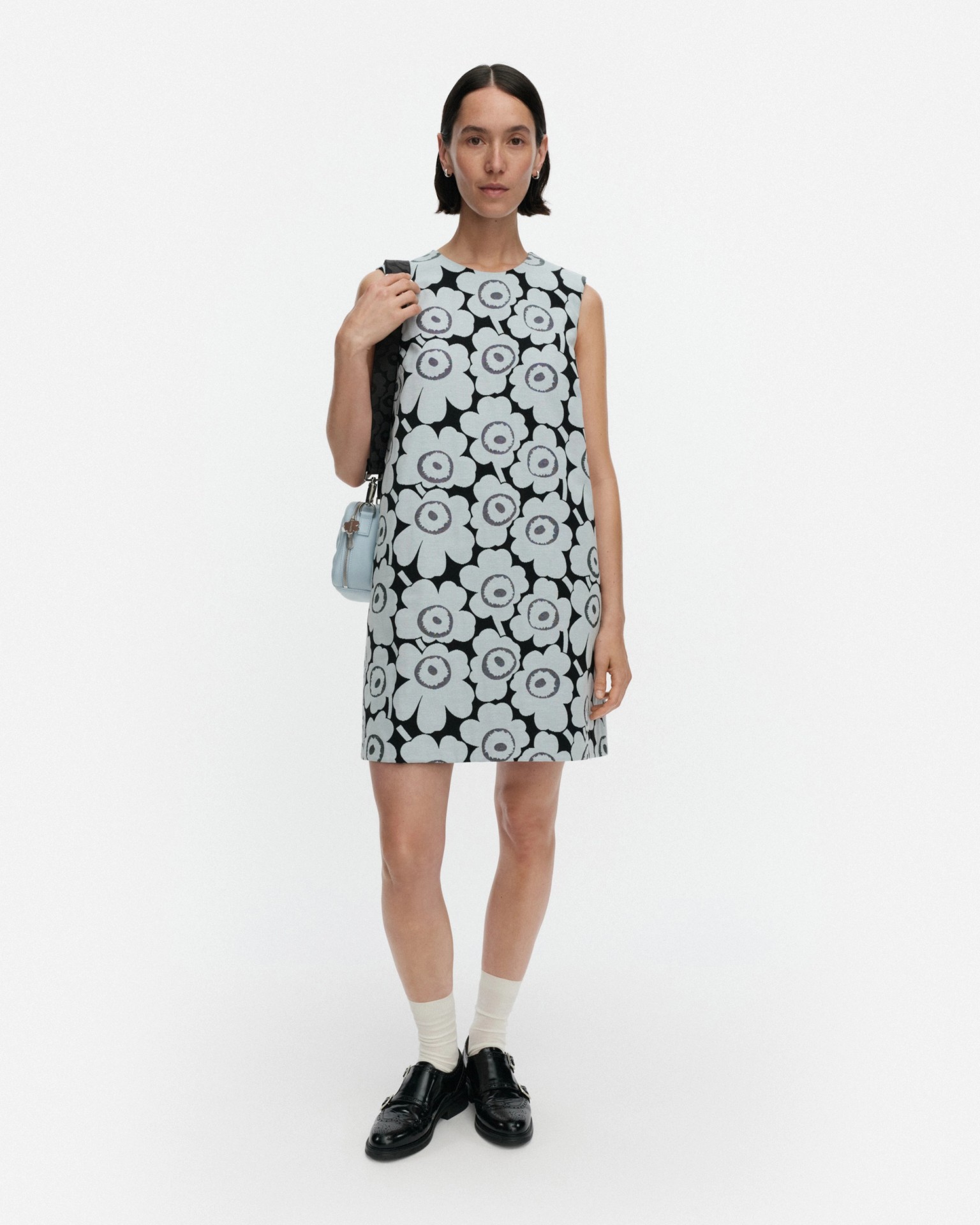 Hahmo Unikko, Marimini dress, black, light blue,