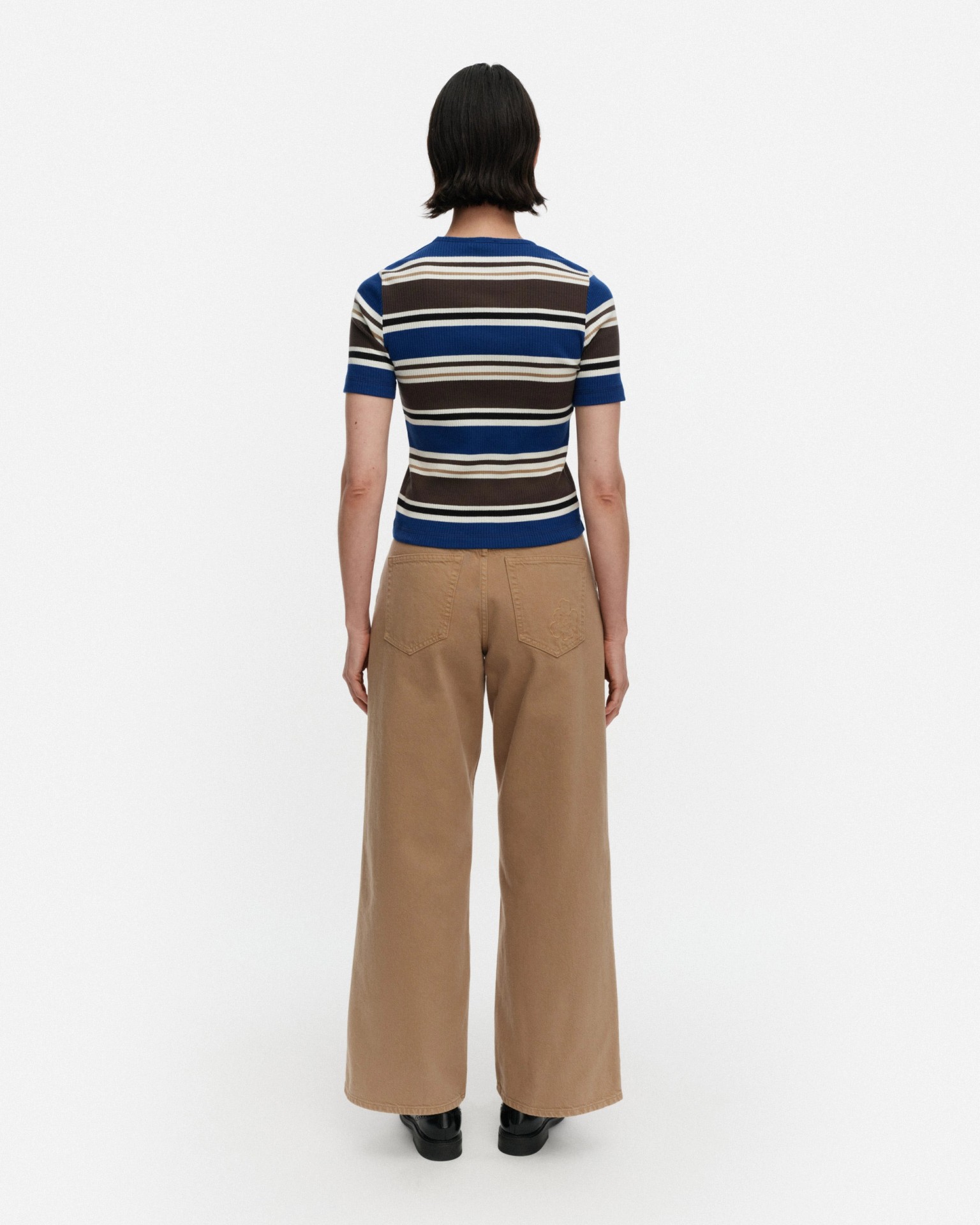 Spurtti Helvi, Shirt, blue, brown, black, white,