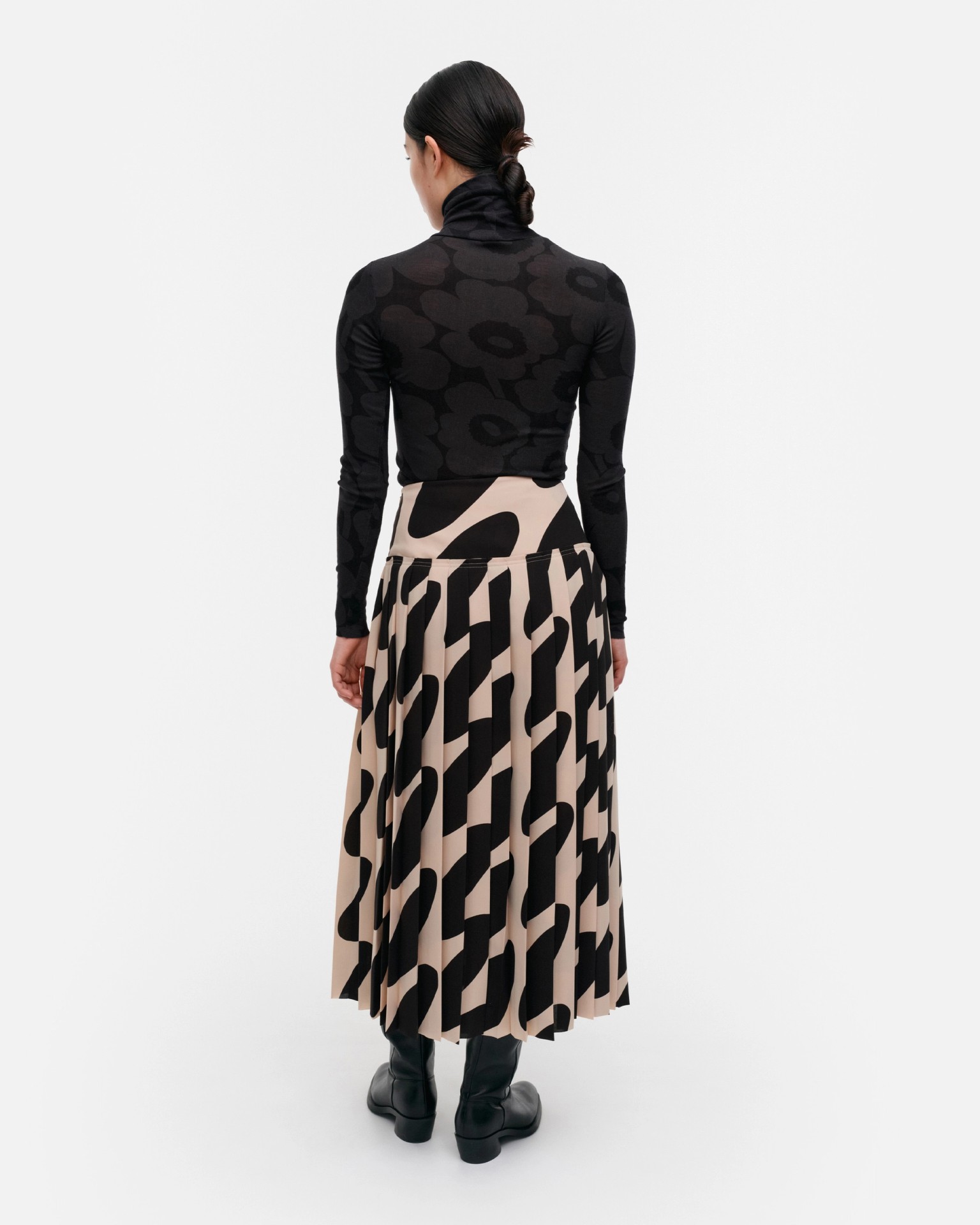 Slitti Linssi, Skirt, brown, black,