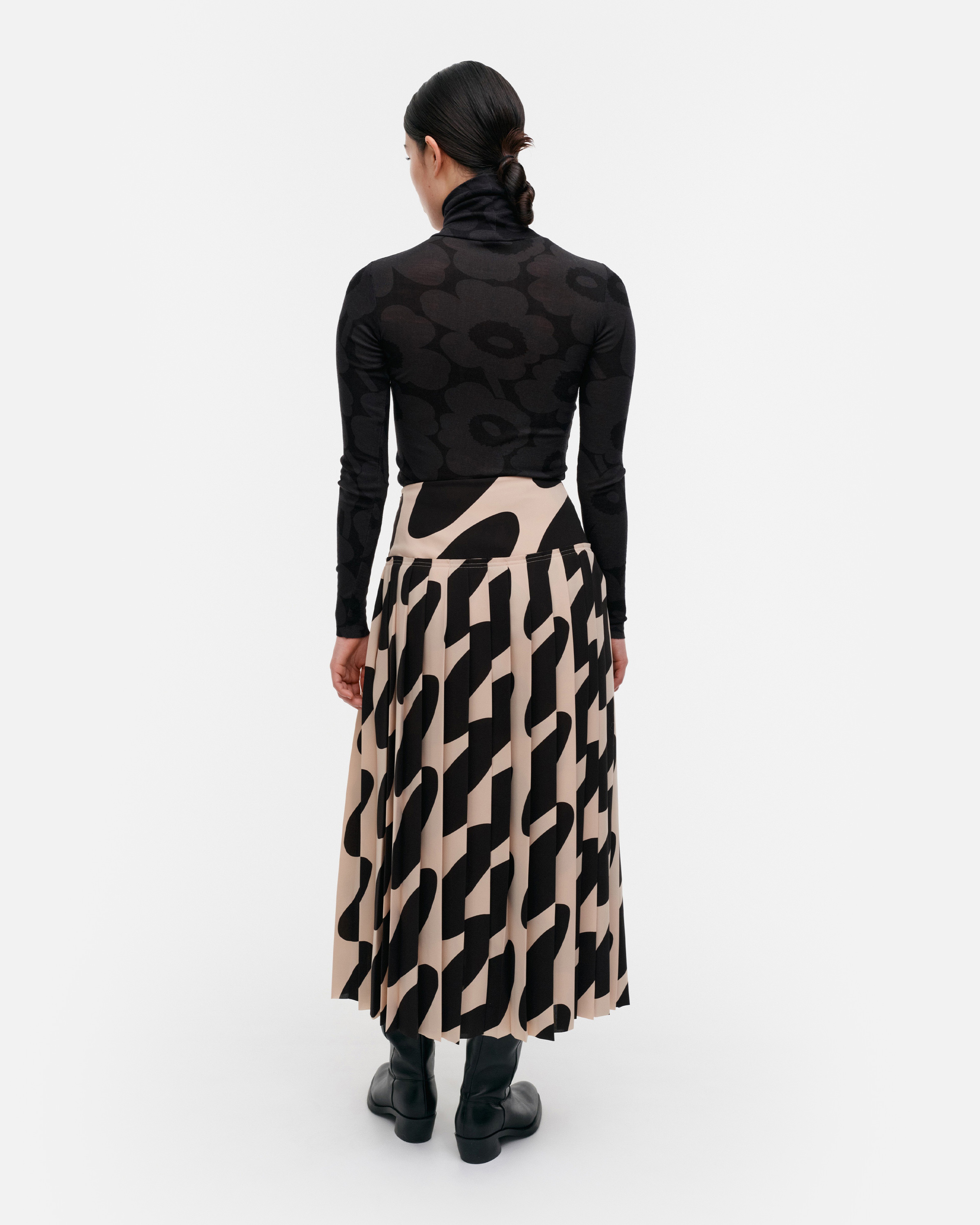 Slitti Linssi, Skirt, brown, black,
