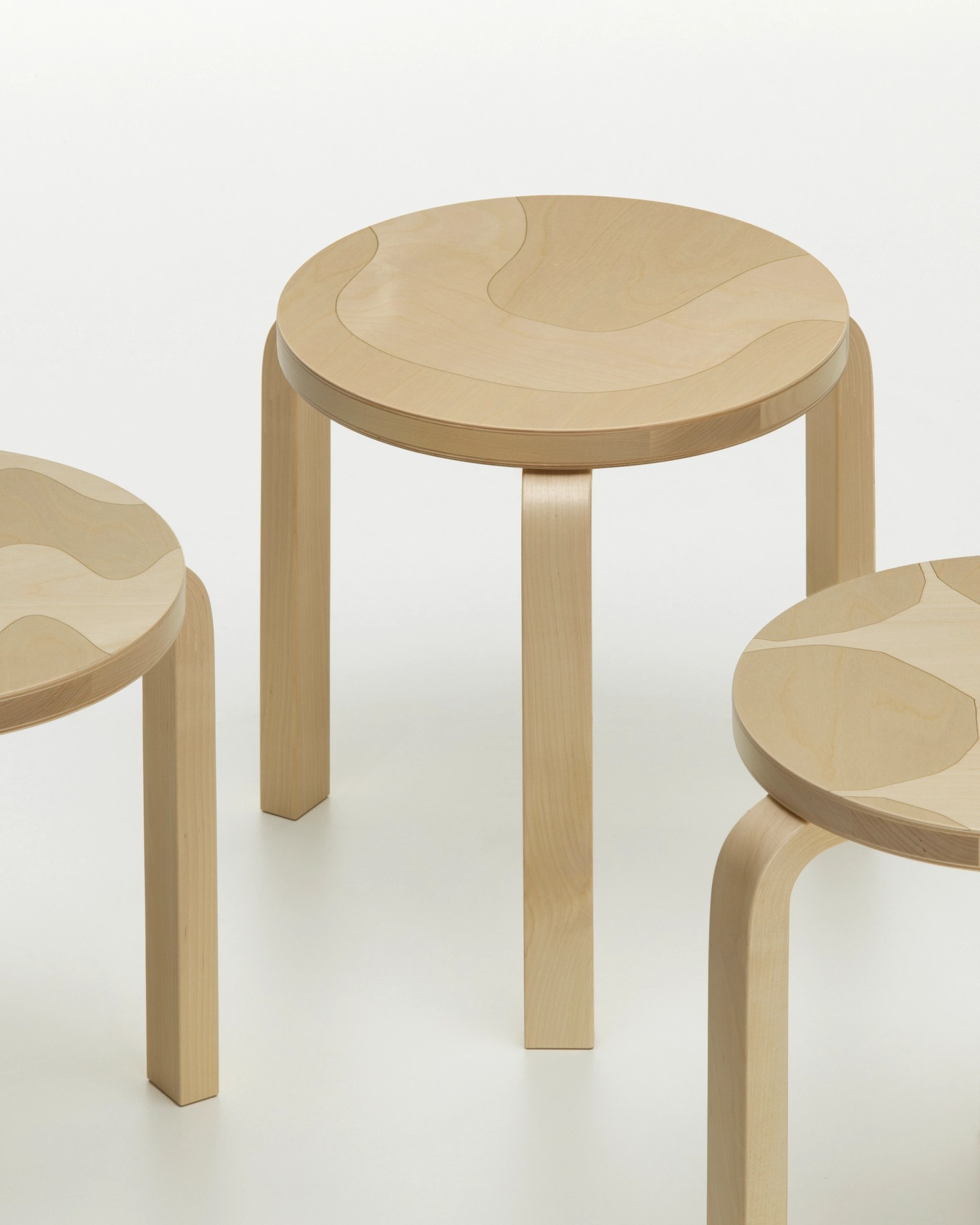 Stool 60 Seireeni Artek + Marimekko