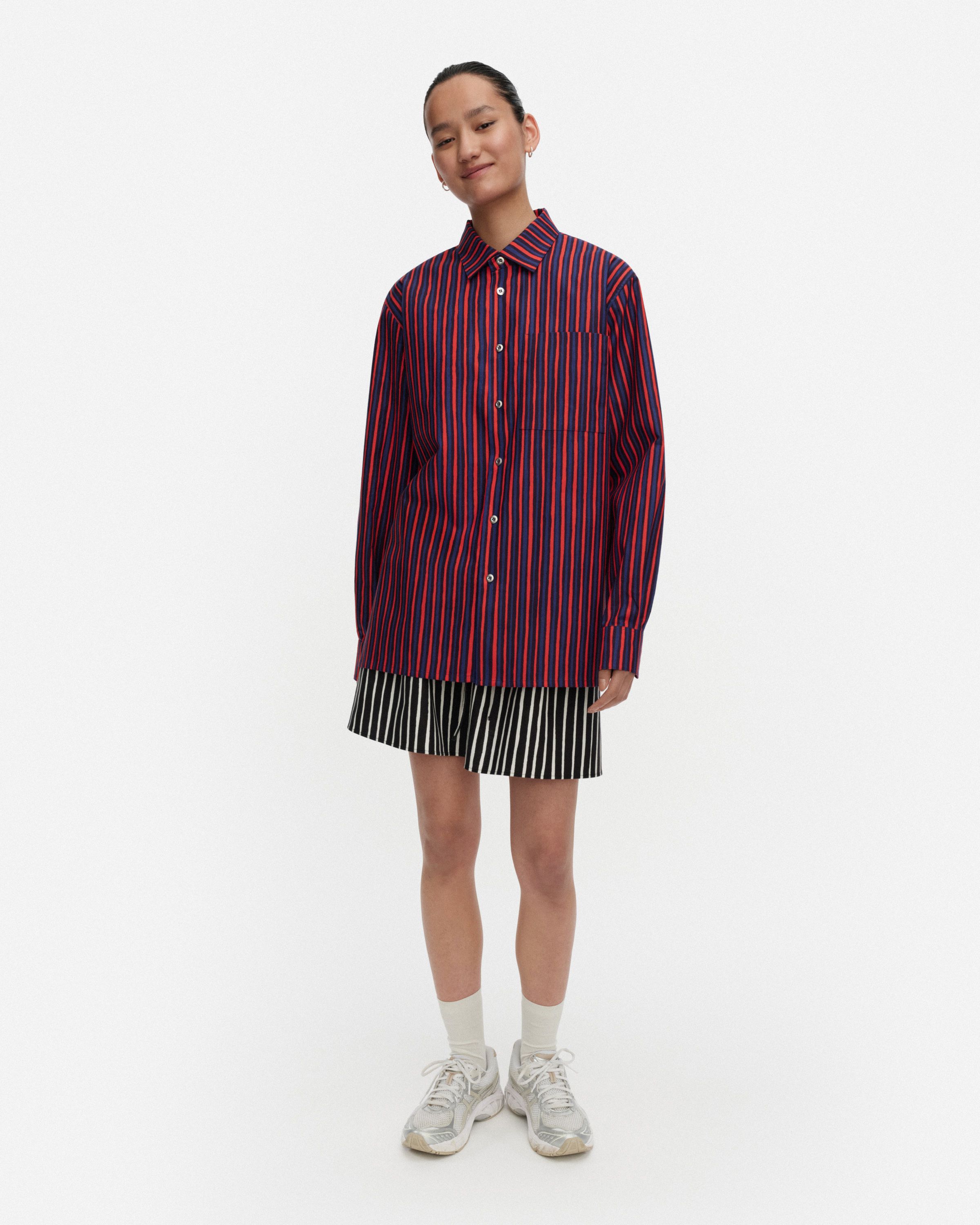 Jokapoika Kioski cotton shirt | Marimekko
