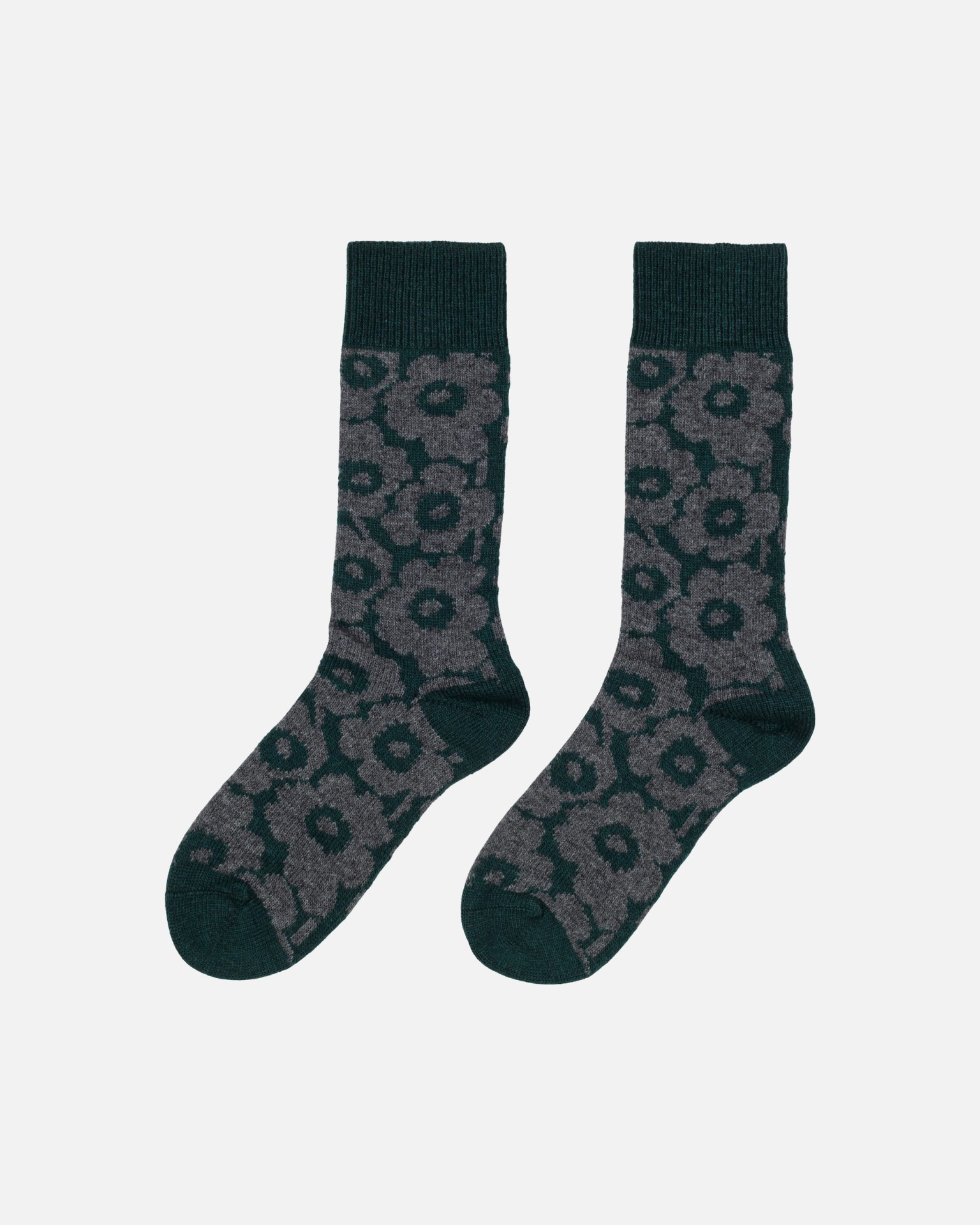 Oras Unikko, Kioski socks, dark green, grey,