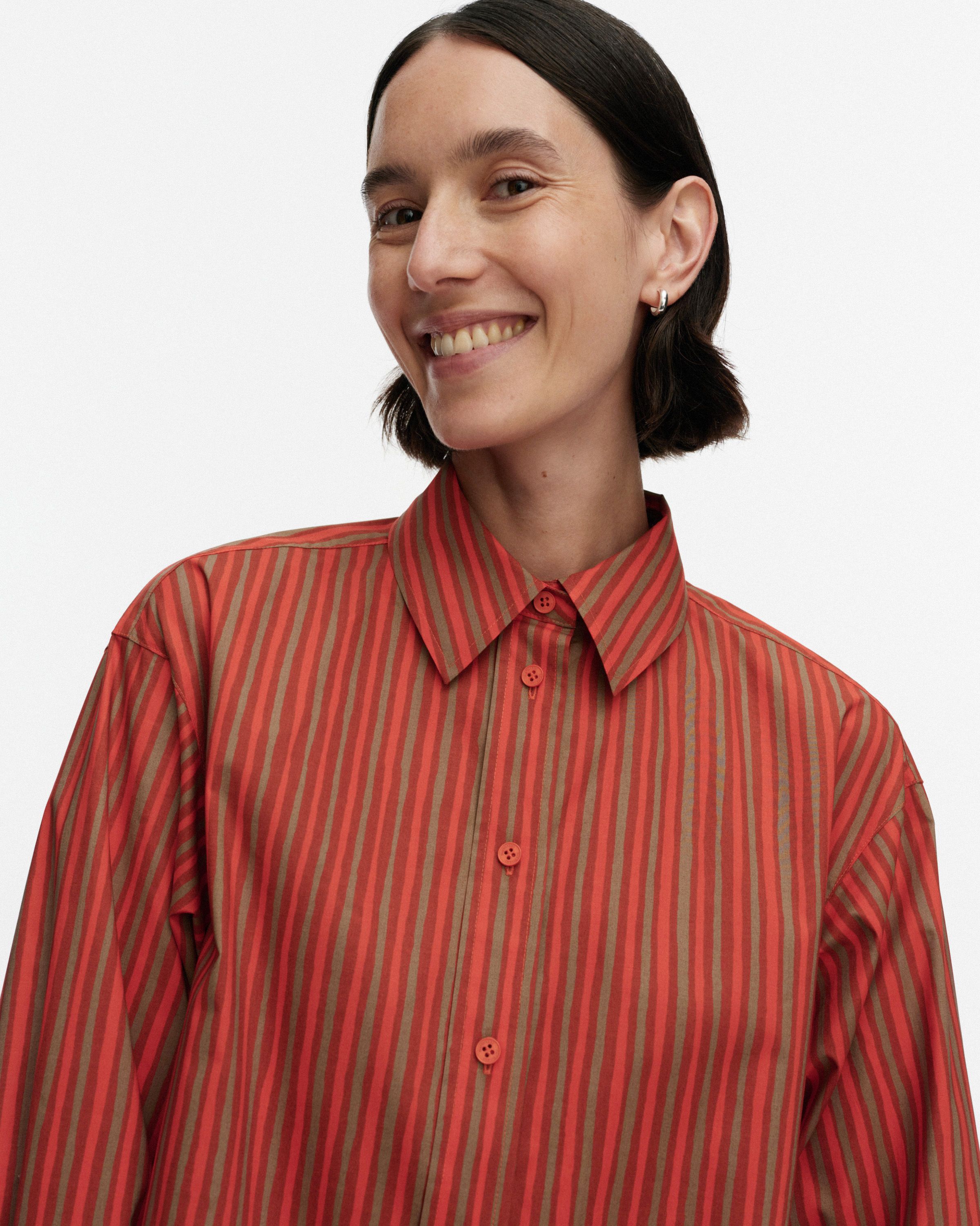 Kuvitelma Piccolo Cotton shirt dress | Marimekko