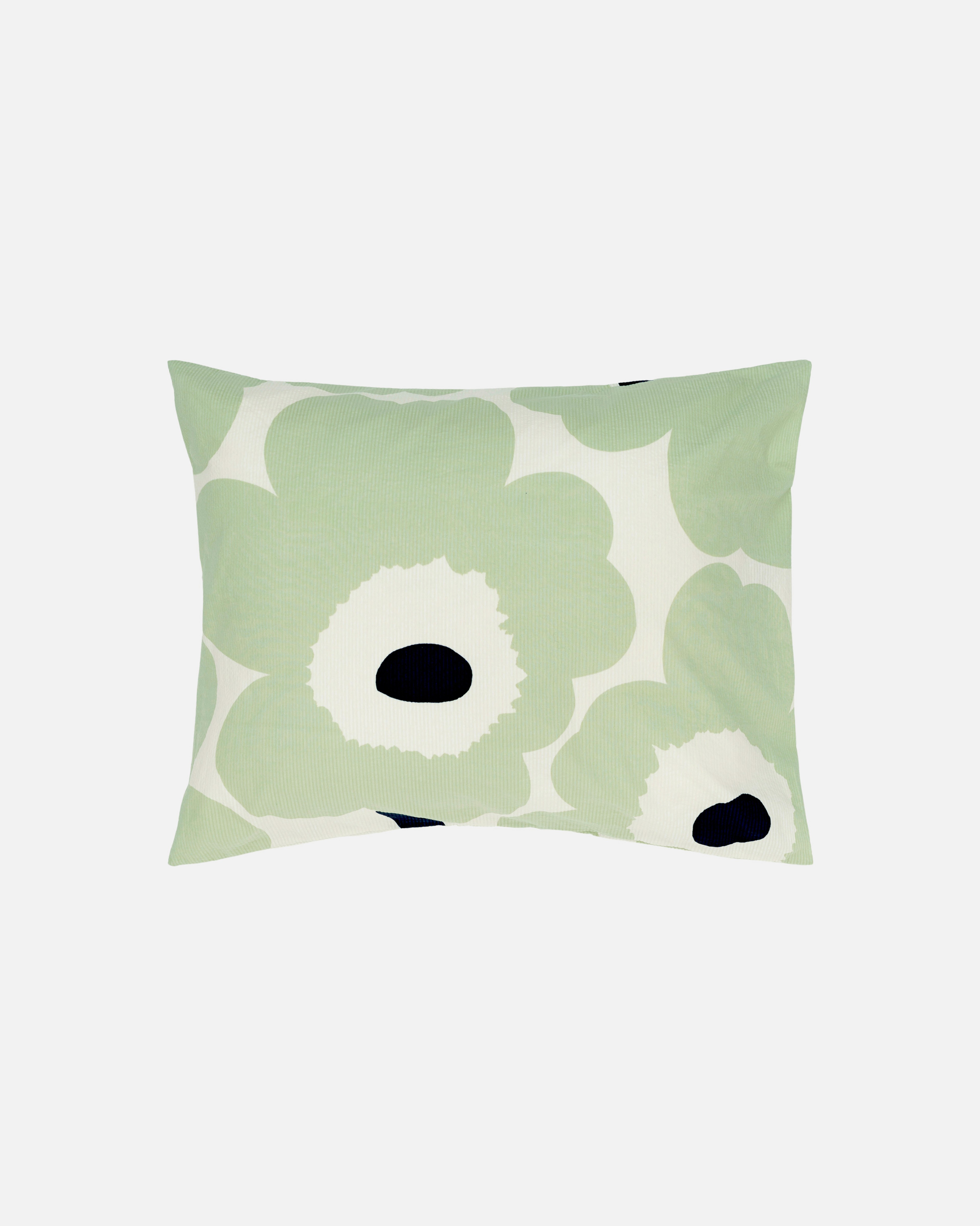 Unikko, Pillow case 50 x 60 cm, off white,sage,dark blue,
