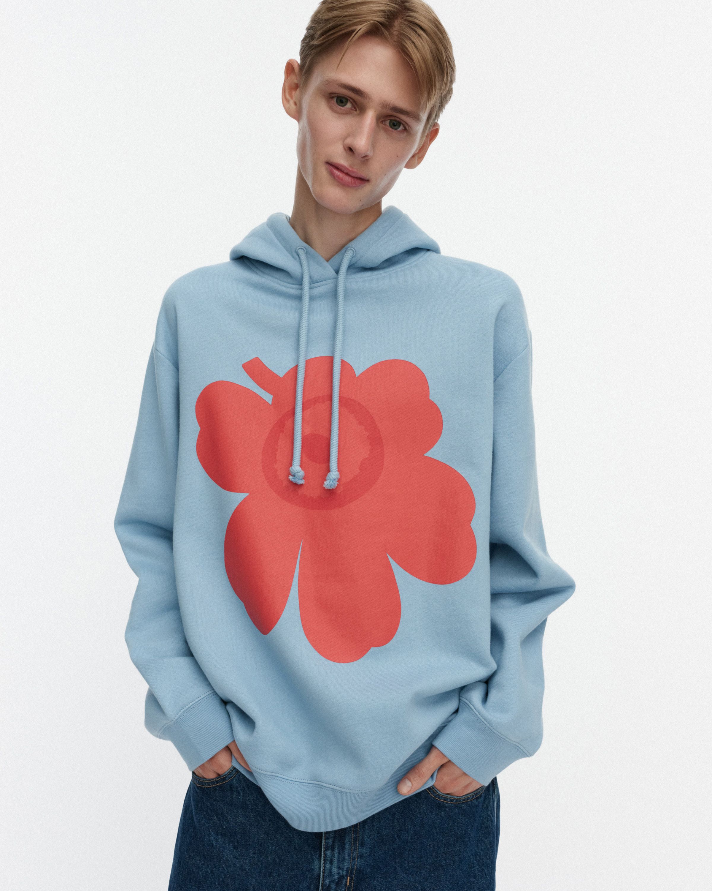 Runoja Unikko Placement Kioski hoodie | Marimekko