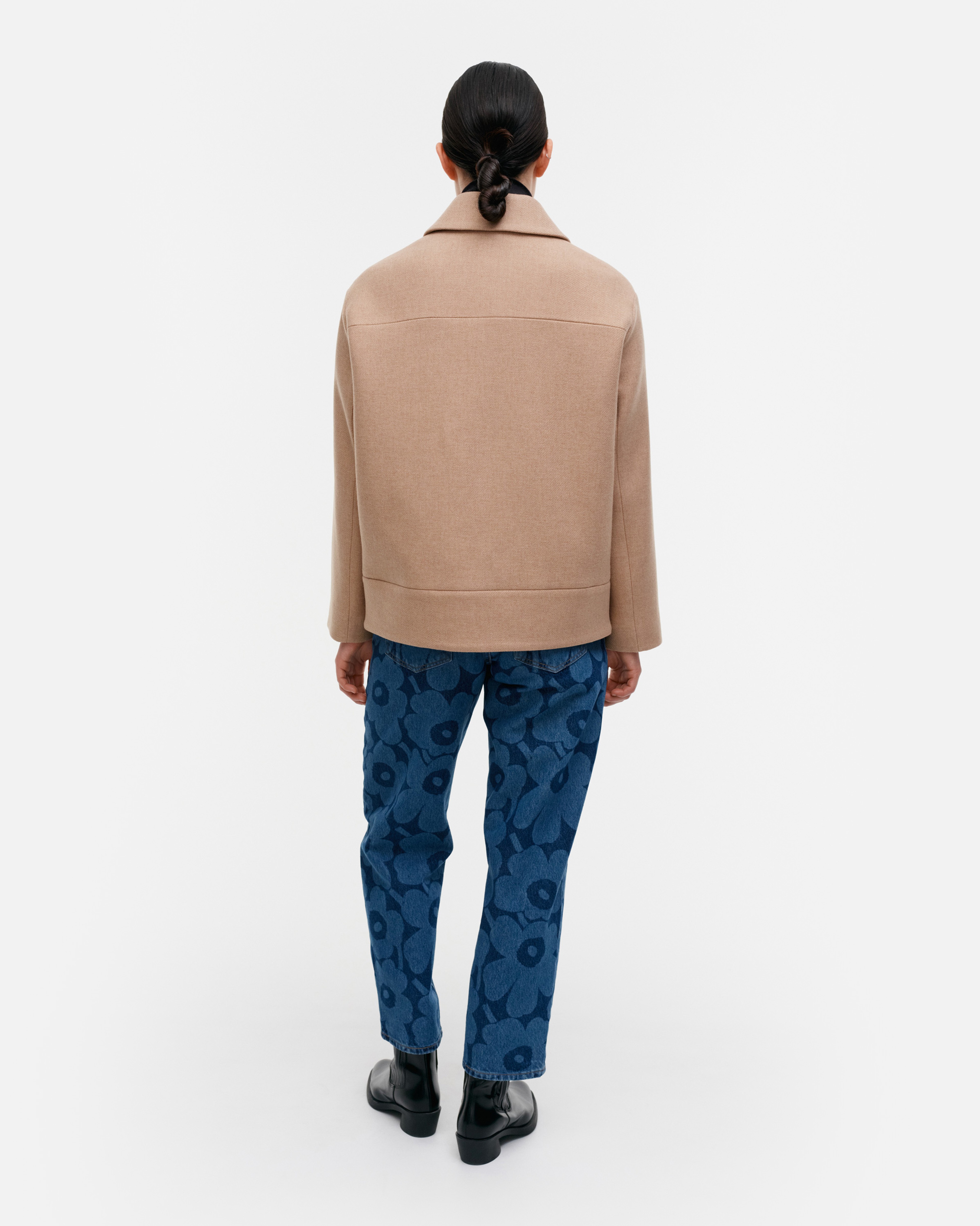 Askelma Solid, Wool coat, brown,