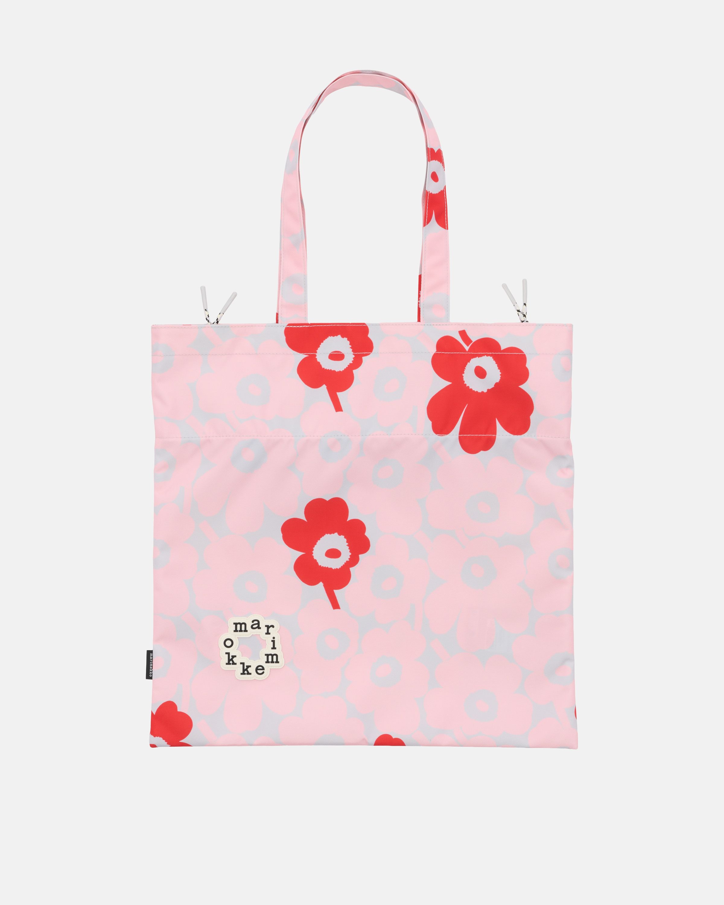 Metka Mini Unikko Kioski shoulder bag light pink, grey, red