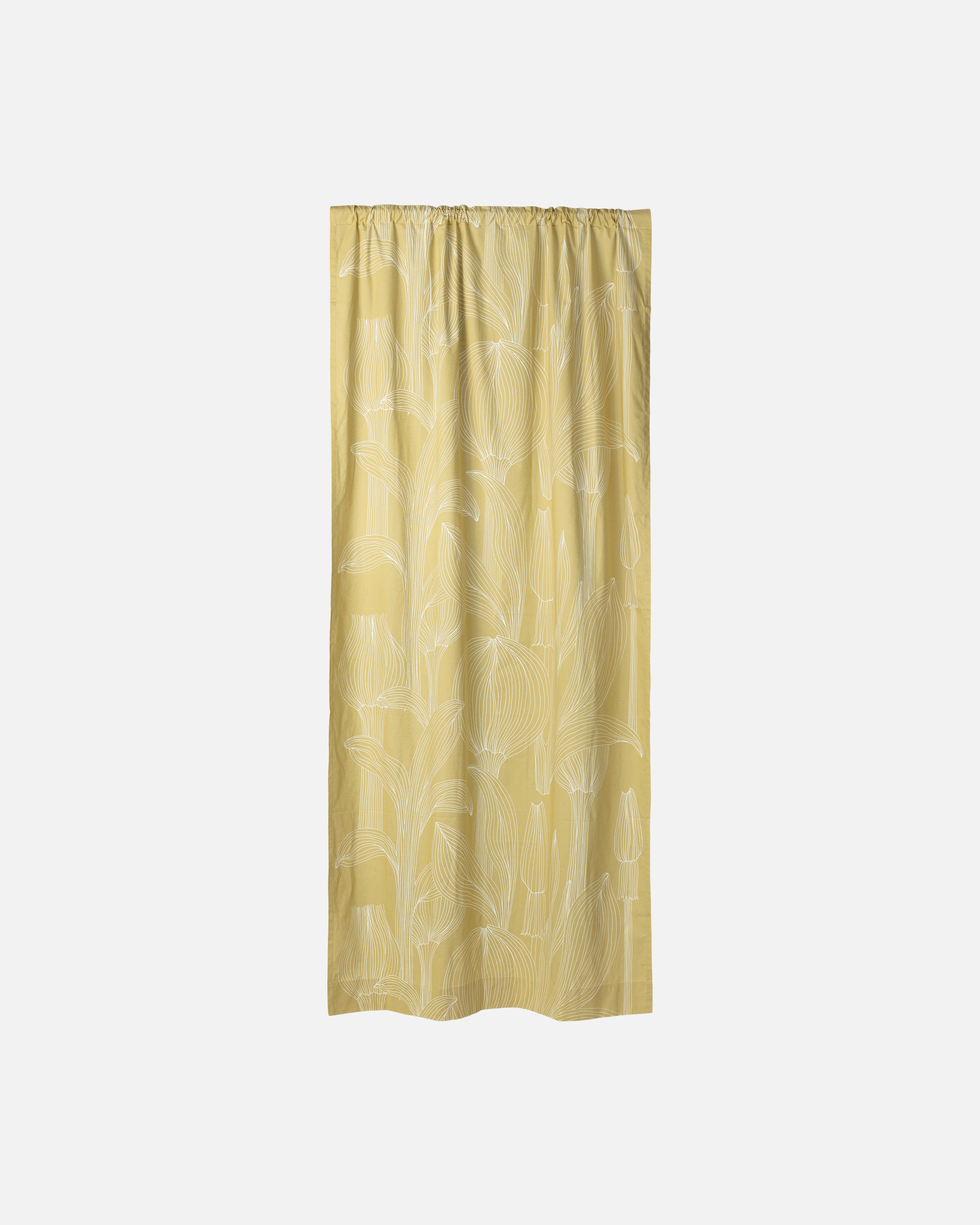 Kukat Puhkeavat, Curtain, khaki, white,