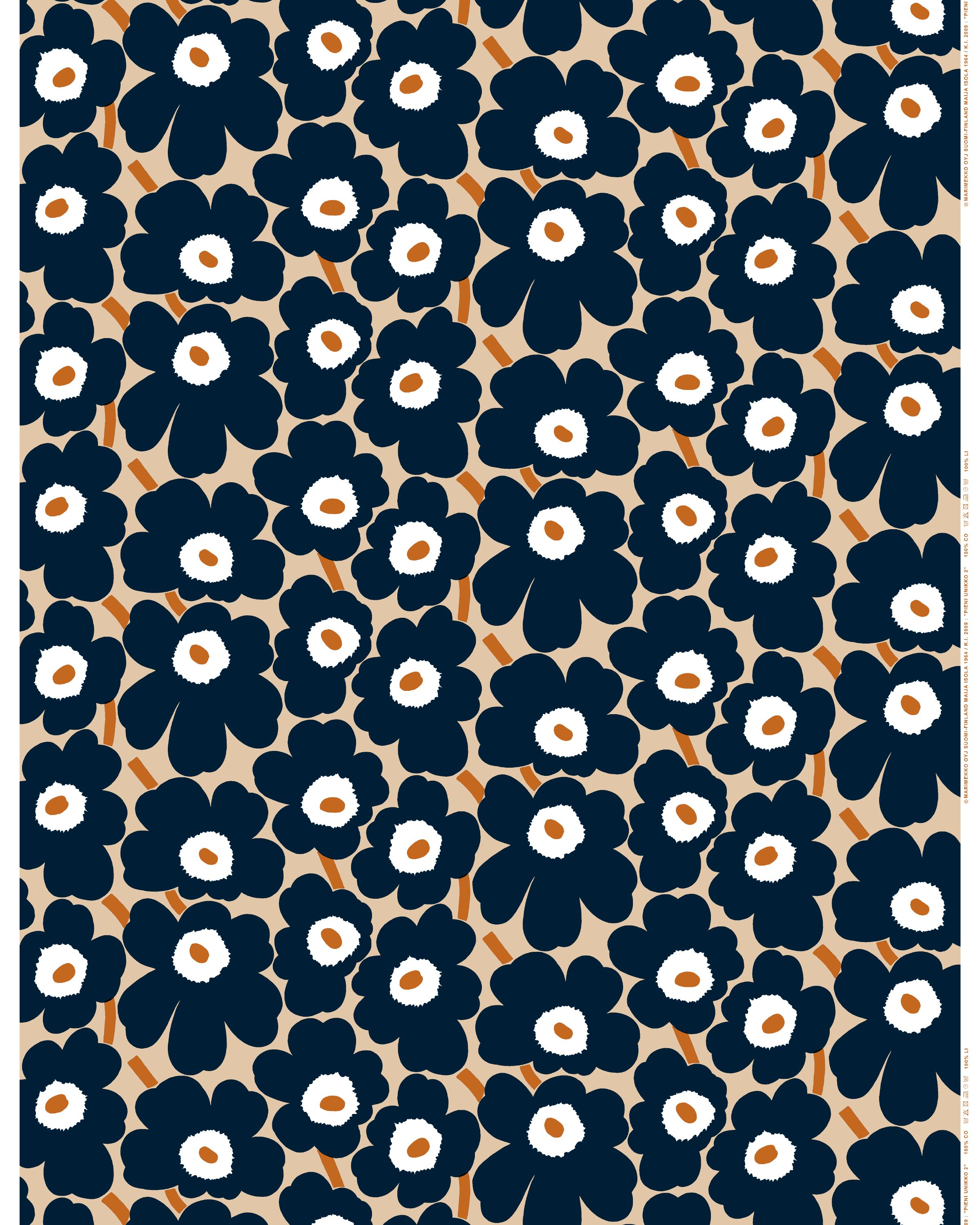Pieni Unikko cotton fabric 10 M | Marimekko