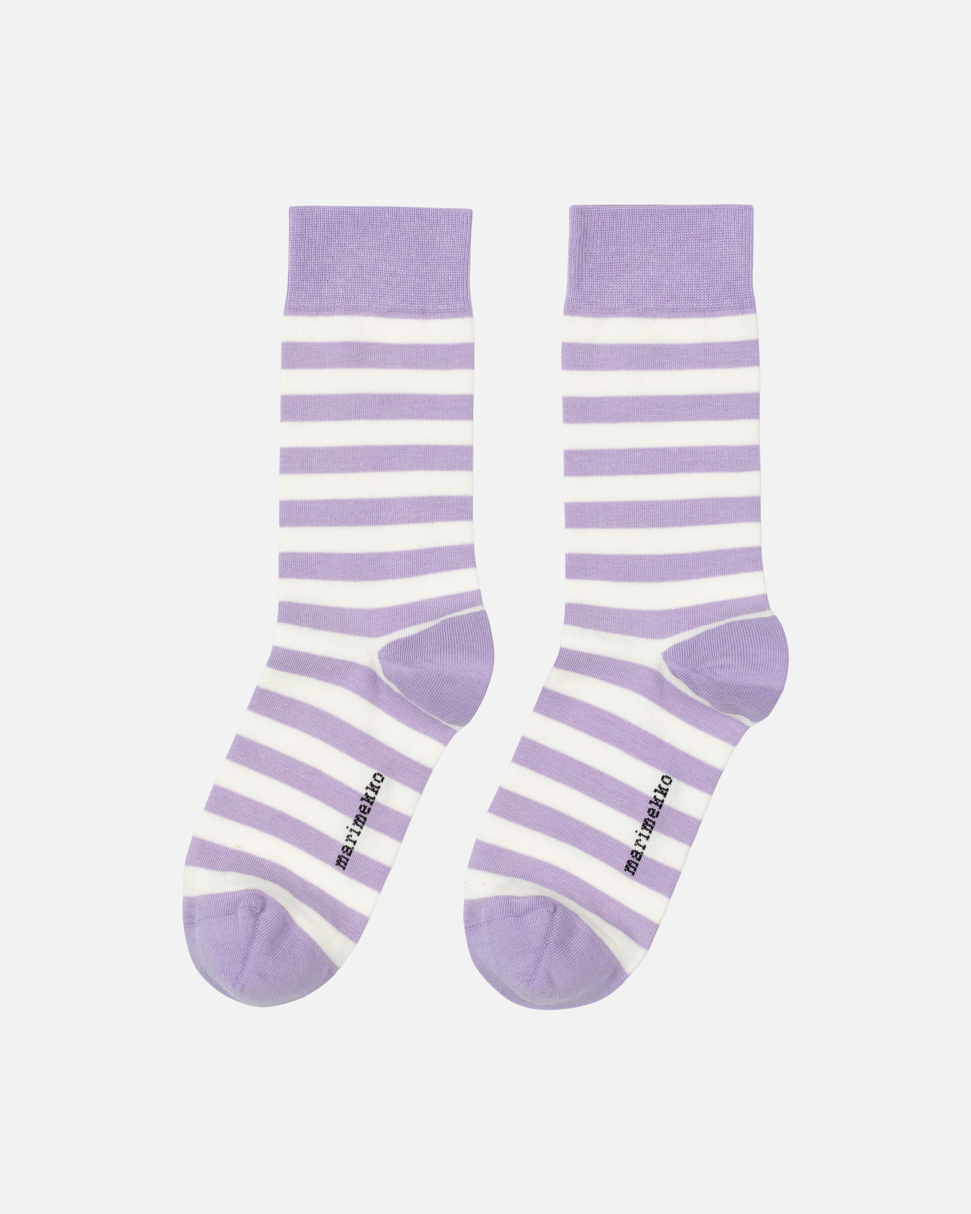 Kasvaa Tasaraita, Sukat, liila, luonnonvalkoinen,